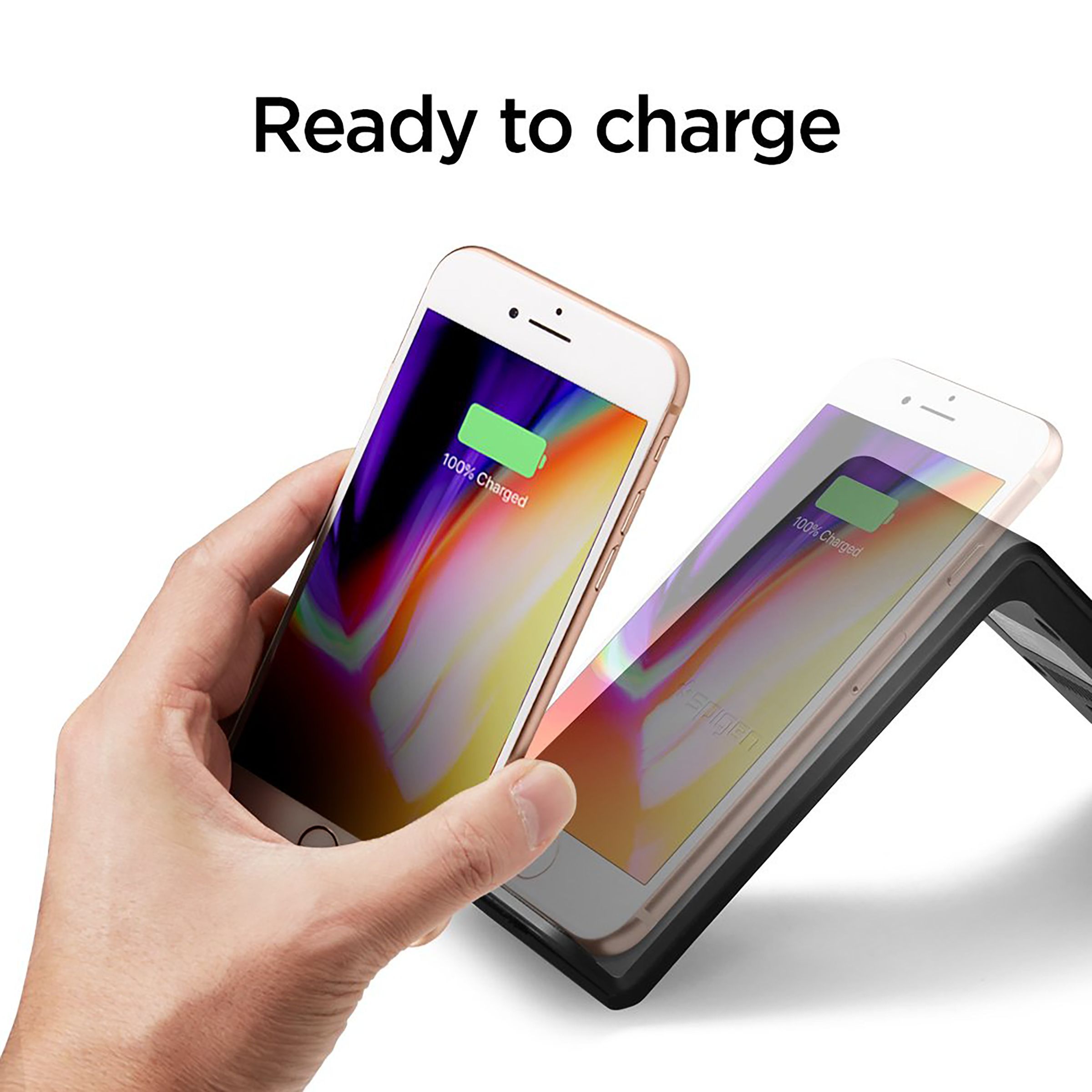 Spigen F303W 9W Wireless Charger for iPhone X, 8, 8 Plus/ SAMSUNG Galaxy S9, S9 Plus, Note 8, S8, S8 Plus, S7 Edge, S7, S6 Edge Plus, Note 5 (Qi Compatible, Black)_7