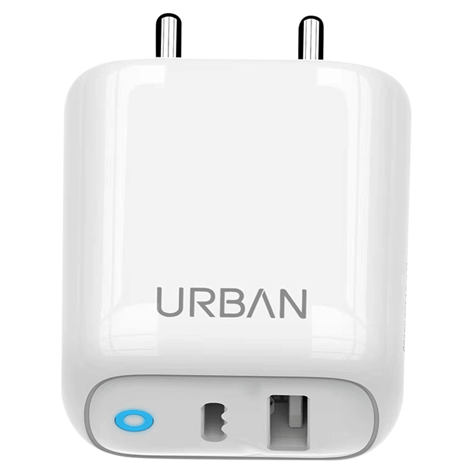 Inbase Urban Sprint 33W Type A & Type C 2-Port Fast Charger (Adapter Only, 9 Layers of Protection, White)_4