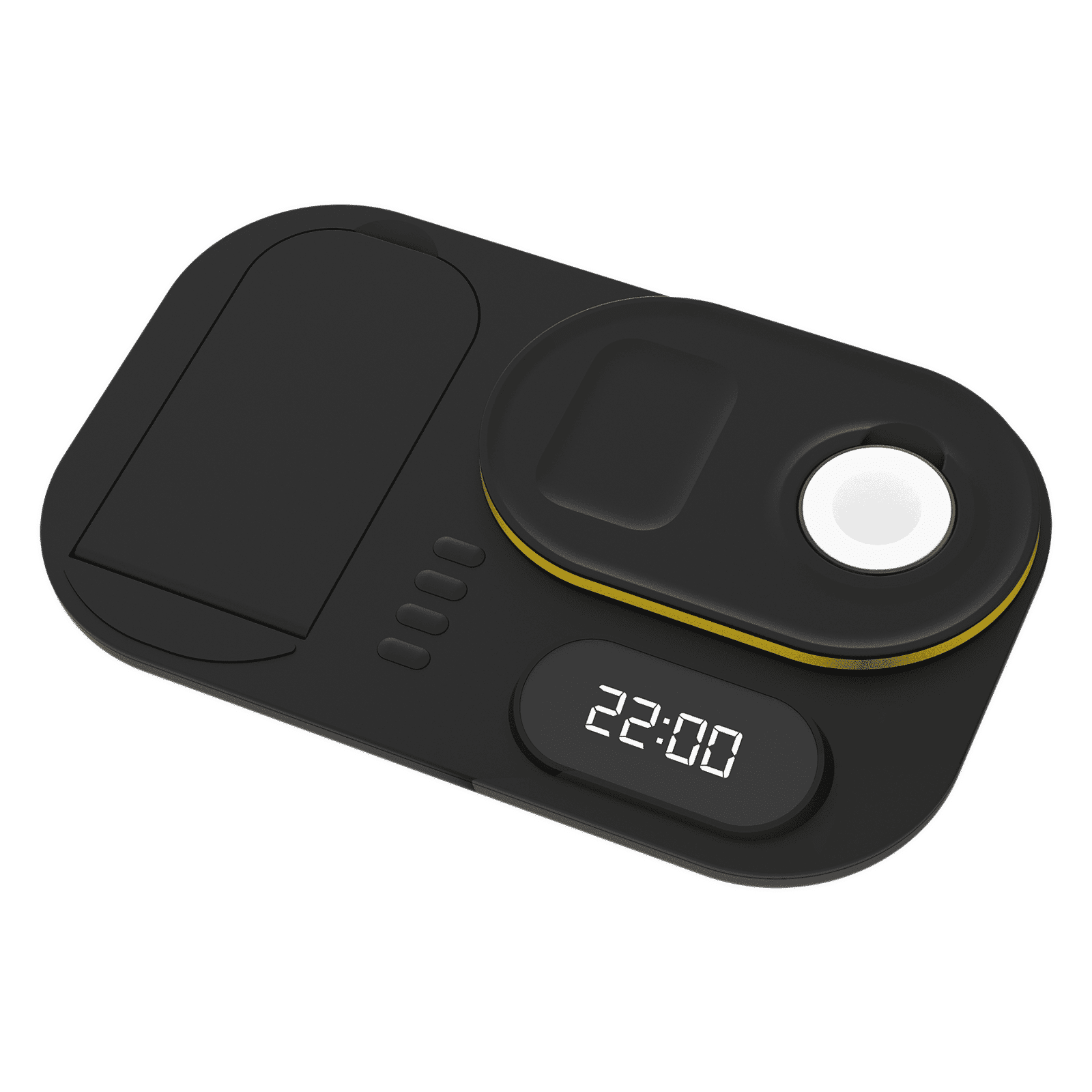 Croma 15W 4-in-1 Wireless Charger for iPhone 14, 14 Pro, 15, 15 Pro iWatch 4, 5, 6, 7, 8 & AirPods 2, Pro, 3 (Multi-Layer Protection, Black) Croma 15W 4-in-1 Wireless Charger for iPhone 14, 14 Pro, 15, 15 Pro iWatch 4, 5, 6, 7, 8 & AirPods 2, Pro, 3 (Multi-Layer Protection, Black)_5