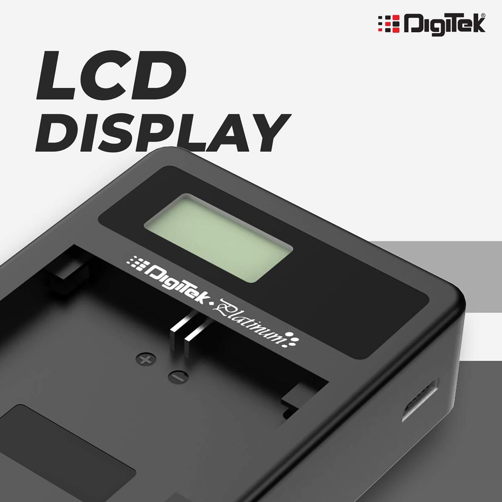DigiTek Platinum DPUC 012S (LCD MU) Camera Battery Charger for LP-E10_8