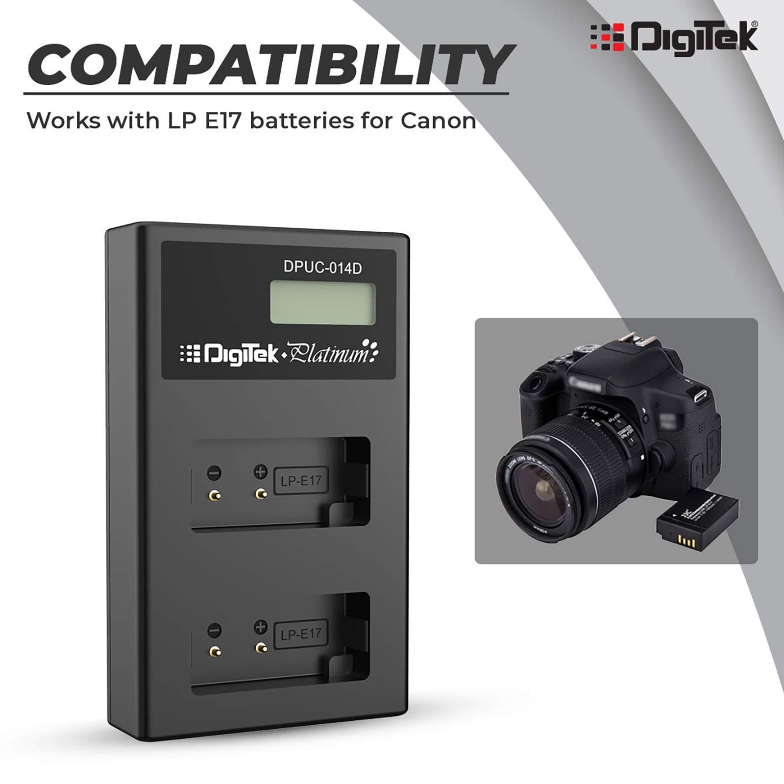 DigiTek Platinum DPUC 014D (LCD MU) Fast Camera Battery Charger for EN-EL15 (2-Ports, Over Voltage Protection) DigiTek Platinum DPUC 014D (LCD MU) Fast Camera Battery Charger for EN-EL15 (2-Ports, Over Voltage Protection)_7
