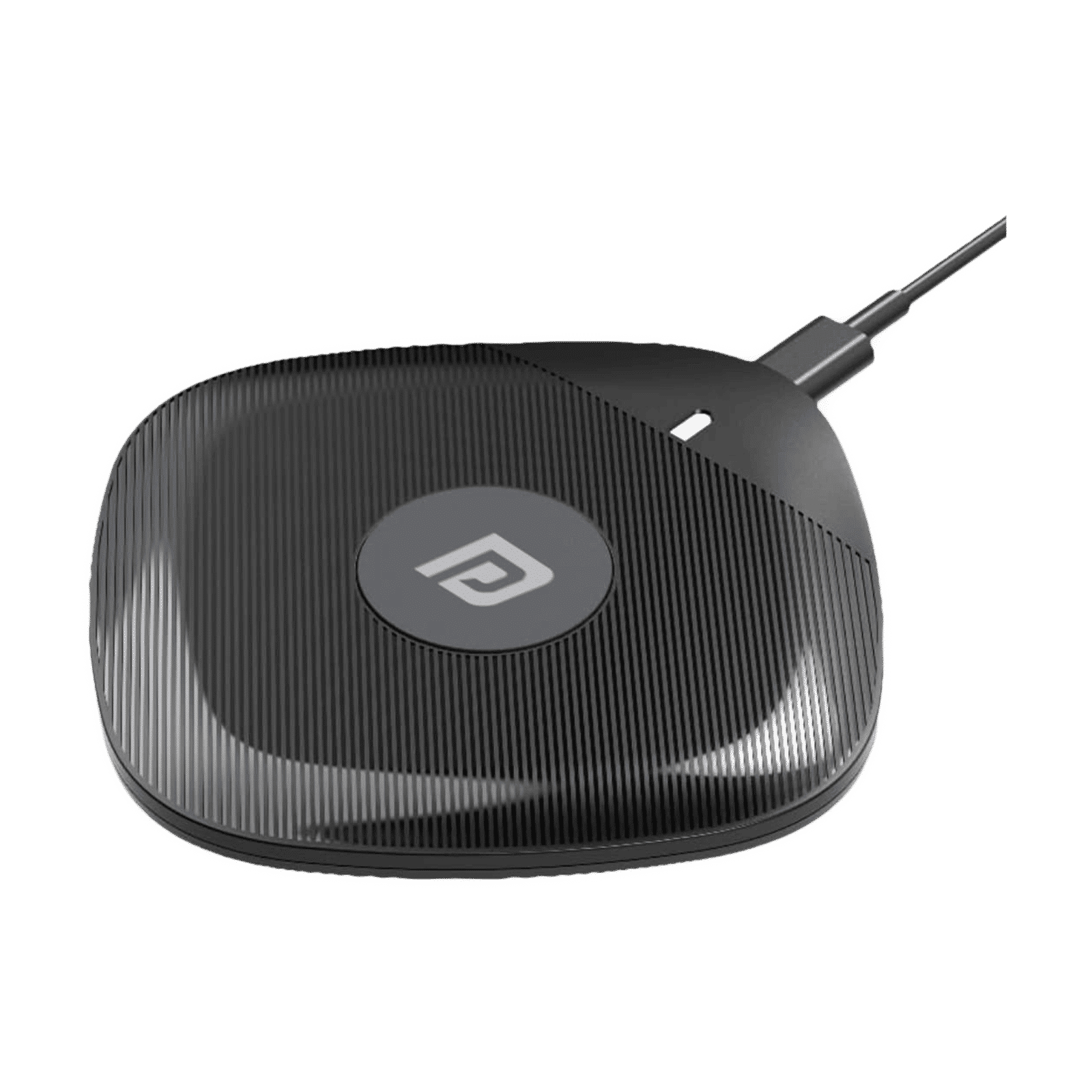 Portronics Freedom One 15W Wireless Charger for iPhone 11, 12, 13 Series/SAMSUNG Galaxy Z Fold 2, S20 FE, S6 Edge (Qi Compatible, Black)_1