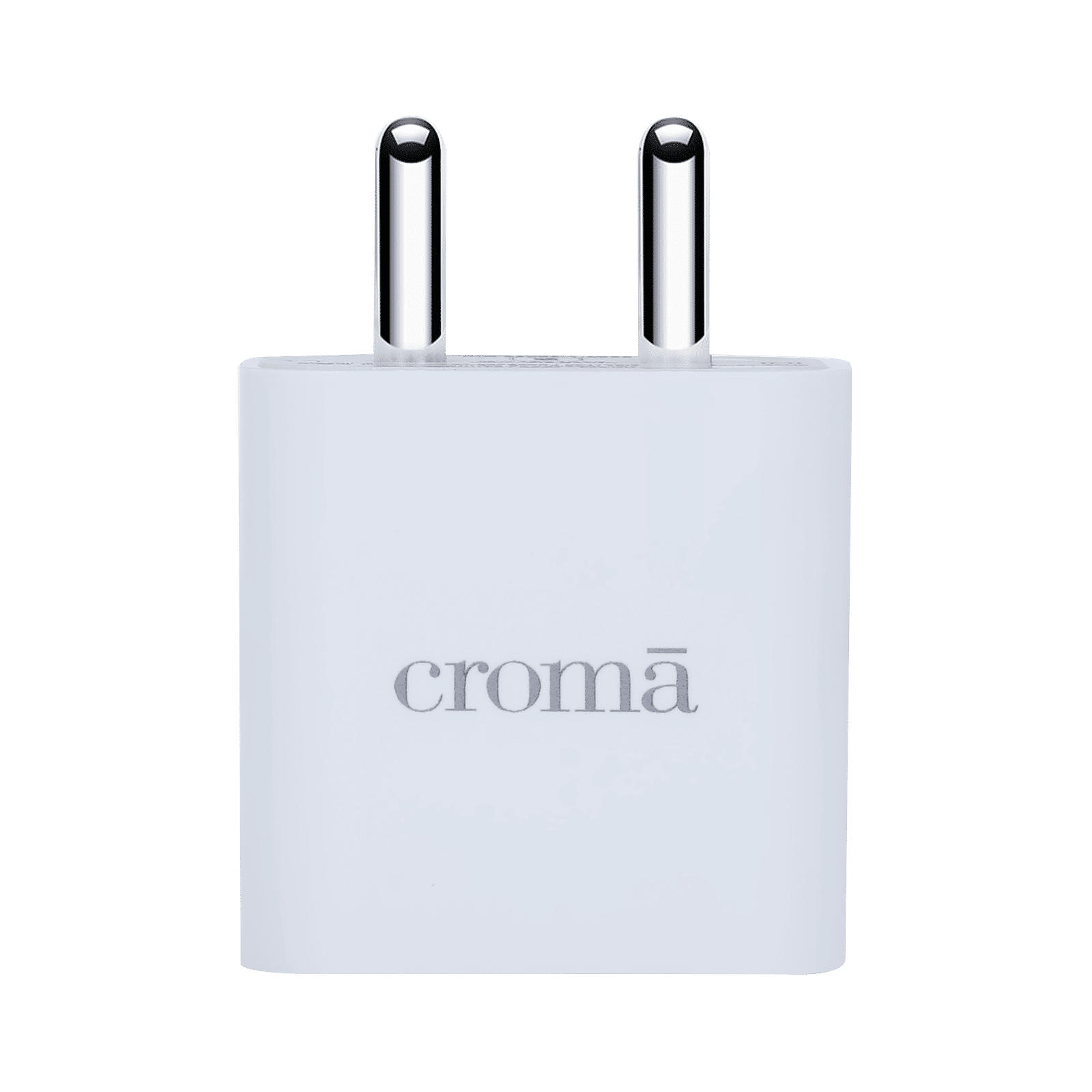 Croma 2W Type C Fast Charger (Type C to Type C Cable, Short-Circuit Protection, White)_6