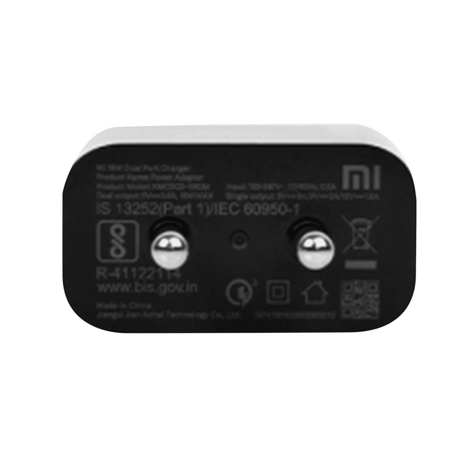 Mi 18W Type A 2-Port Fast Charger (Adapter Only, 380V Surge Protection, Black)_4