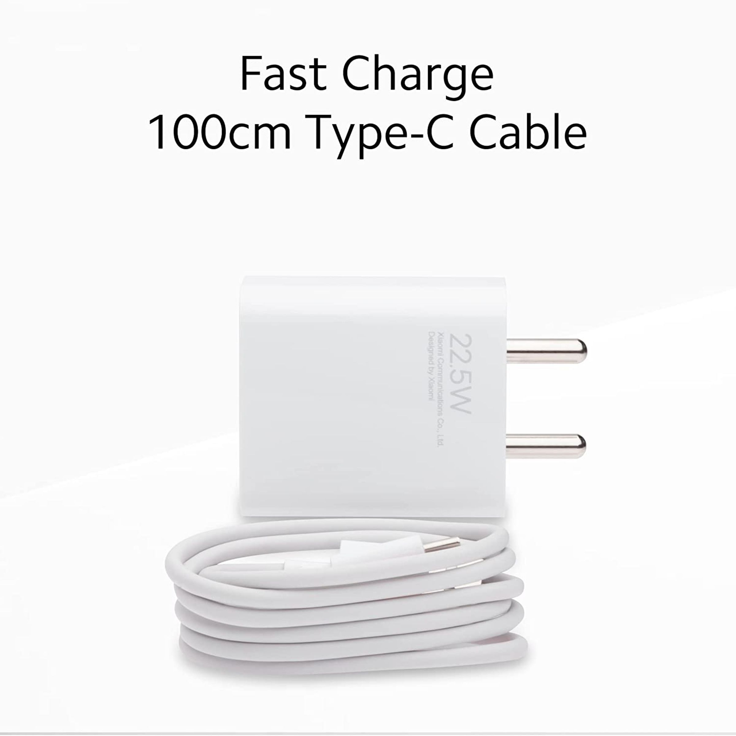 Xiaomi 22.5W Type A Fast Charger (Type A to Type C Cable, Qualcomm Quick Charge 3., White)_6
