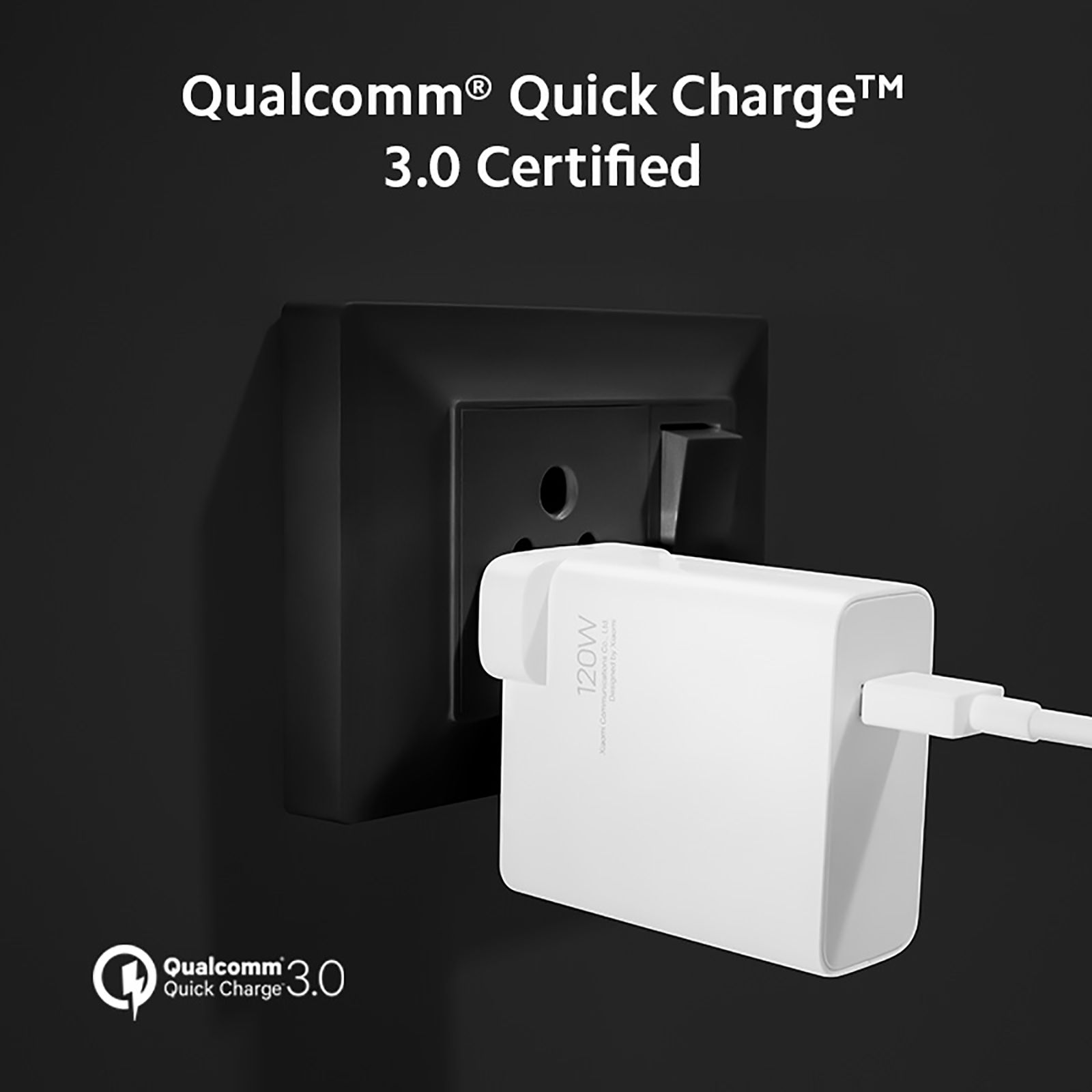 Xiaomi HyperCharge 12W Type A Fast Charger (Type A to Type C Cable, Qualcomm Quick Charge 3., White)_4