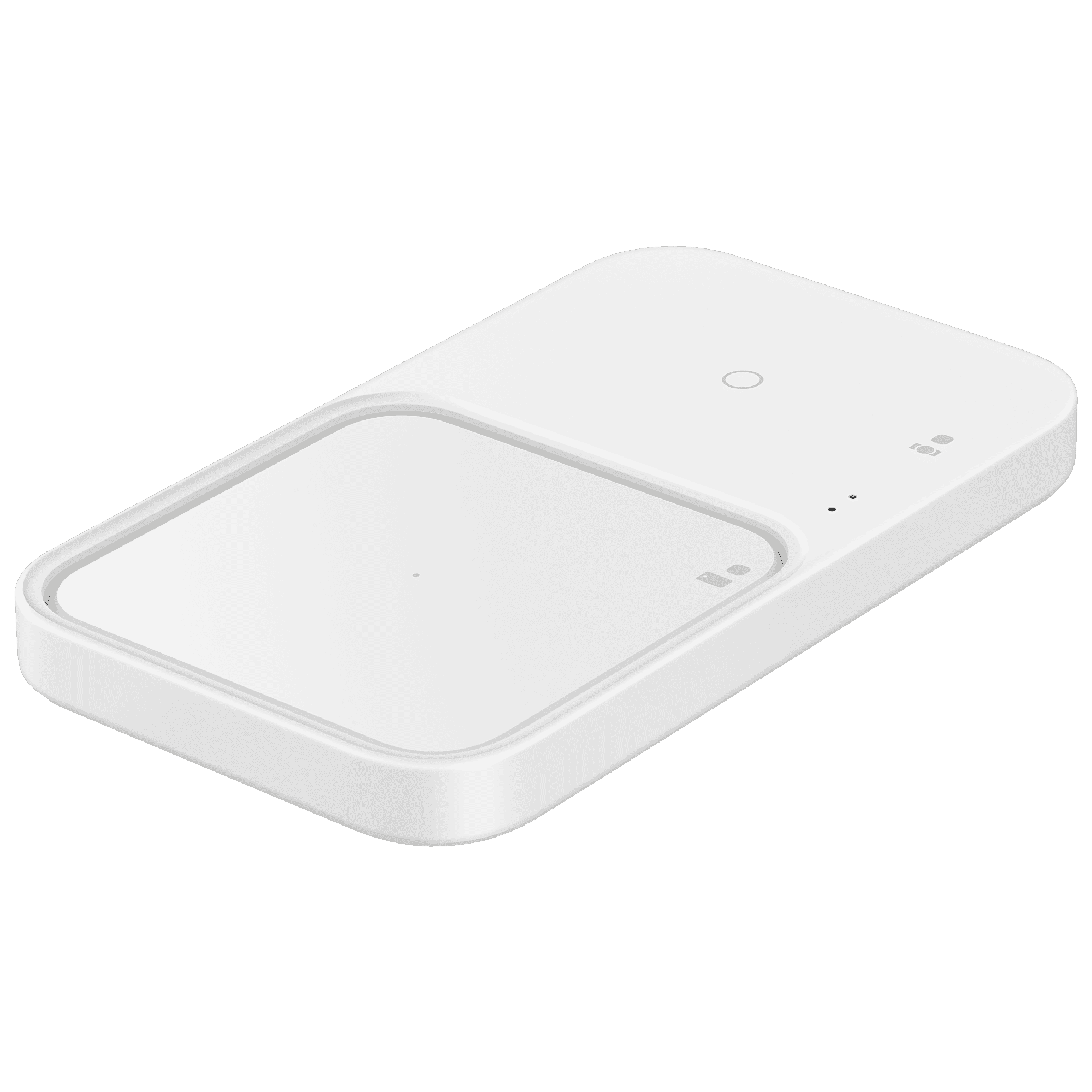 SAMSUNG Duo 15W 2-in-1 Wireless Charger for iOS, Android, Smart Watch (Adaptive Charging, White)_6