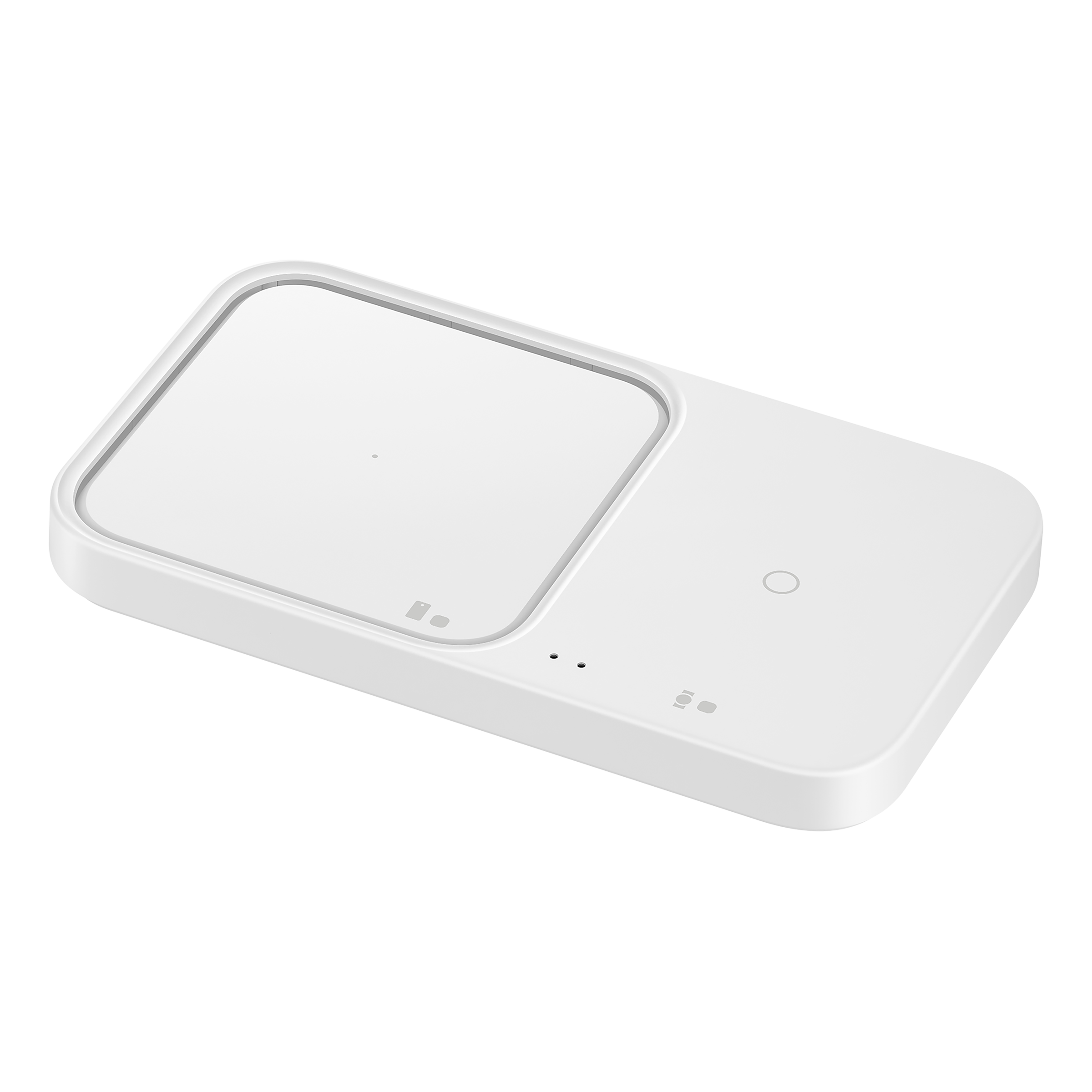 SAMSUNG Duo 15W 2-in-1 Wireless Charger for iOS, Android, Smart Watch (Adaptive Charging, White)_8