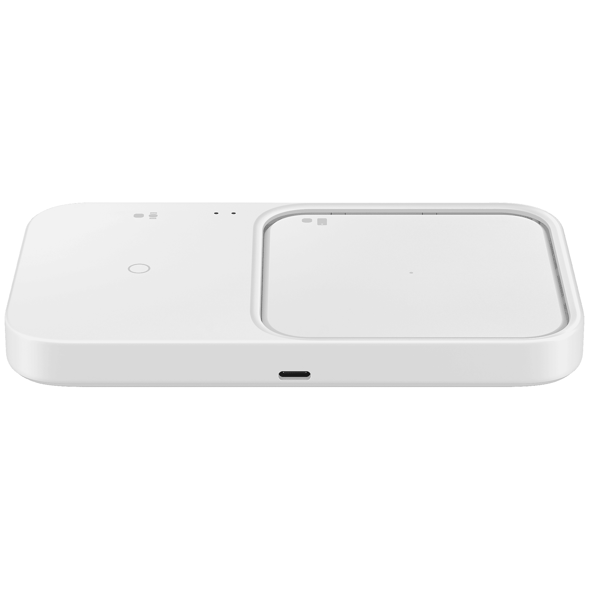 SAMSUNG Duo 15W 2-in-1 Wireless Charger for iOS, Android, Smart Watch (Adaptive Charging, White)_3