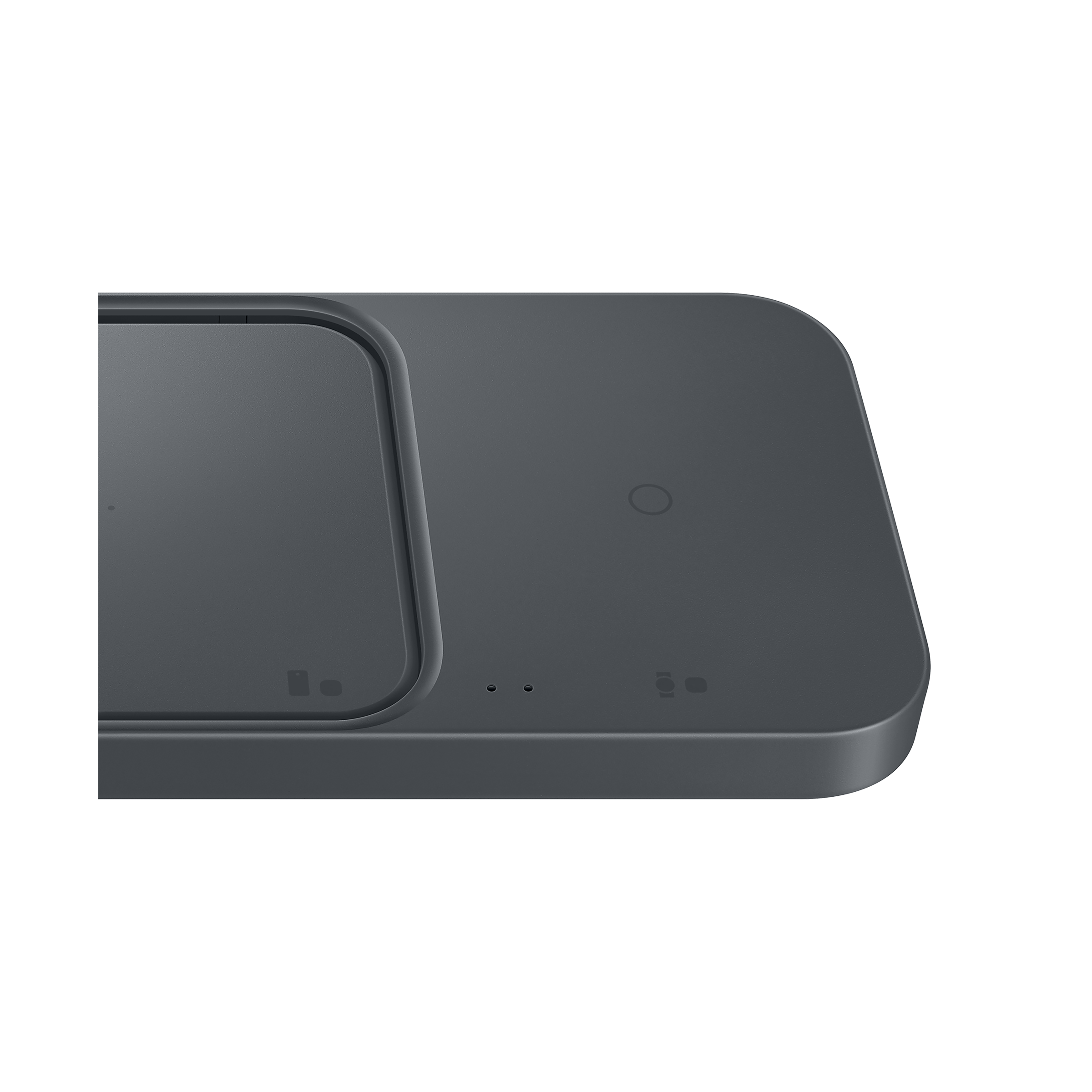 SAMSUNG Duo 15W 2-in-1 Wireless Charger for iOS, Android, Smart Watch (Adaptive Charging, Dark Gray)_7