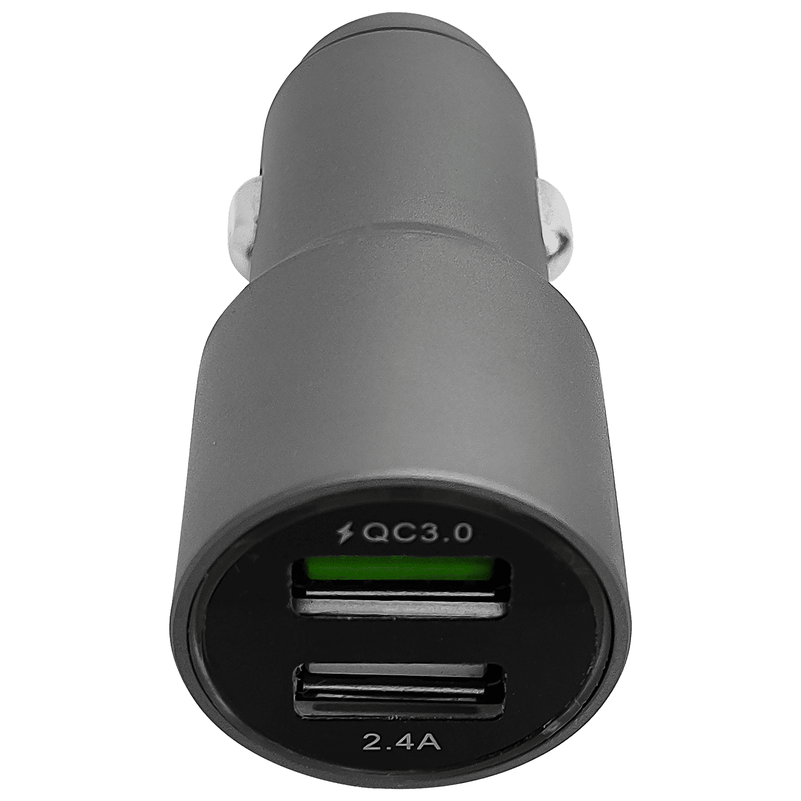 Croma 30 Watts 2 USB Ports Car Charging Adapter (Overcharging Protection, Metal Grey)_1