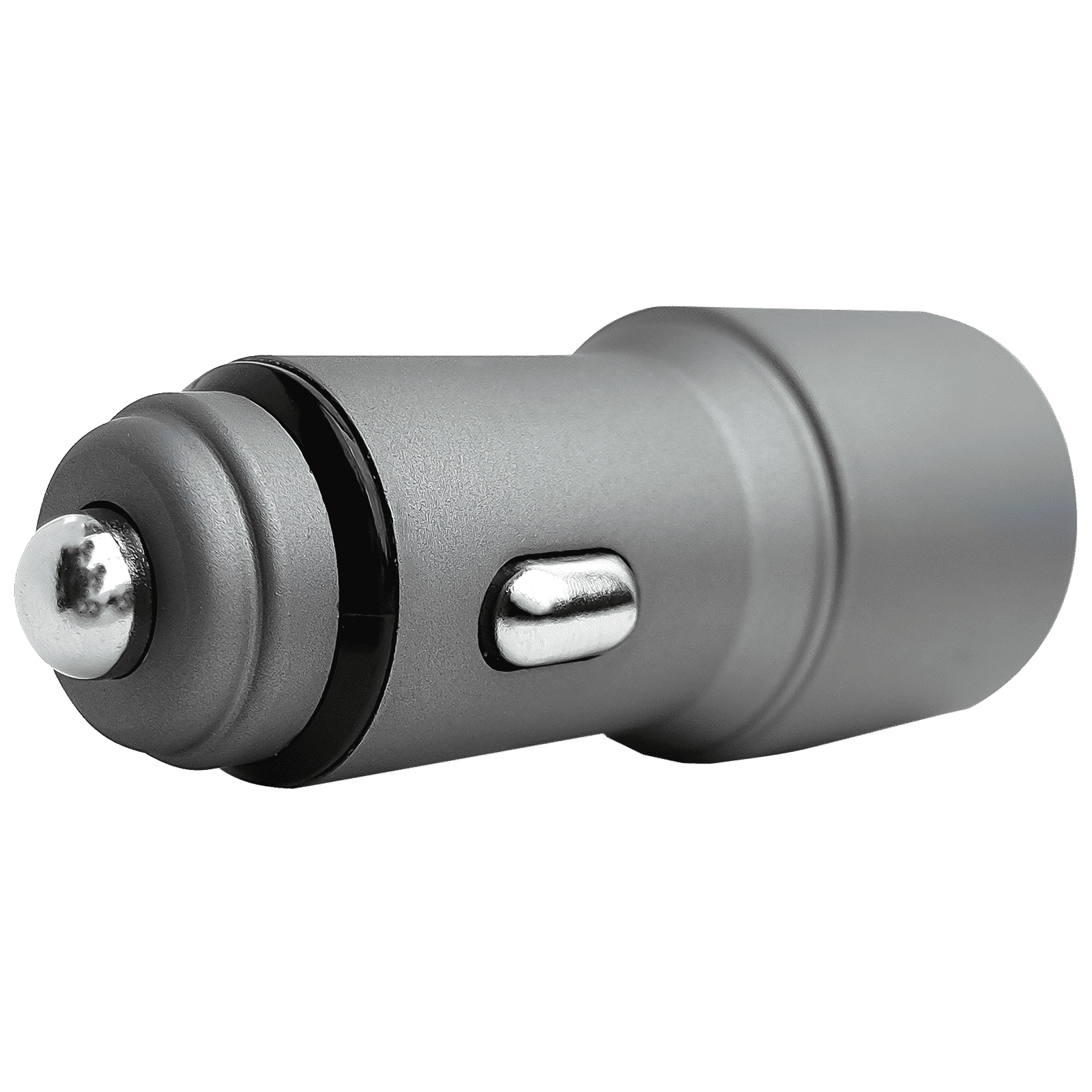 Croma 30 Watts 2 USB Ports Car Charging Adapter (Overcharging Protection, Metal Grey)_4