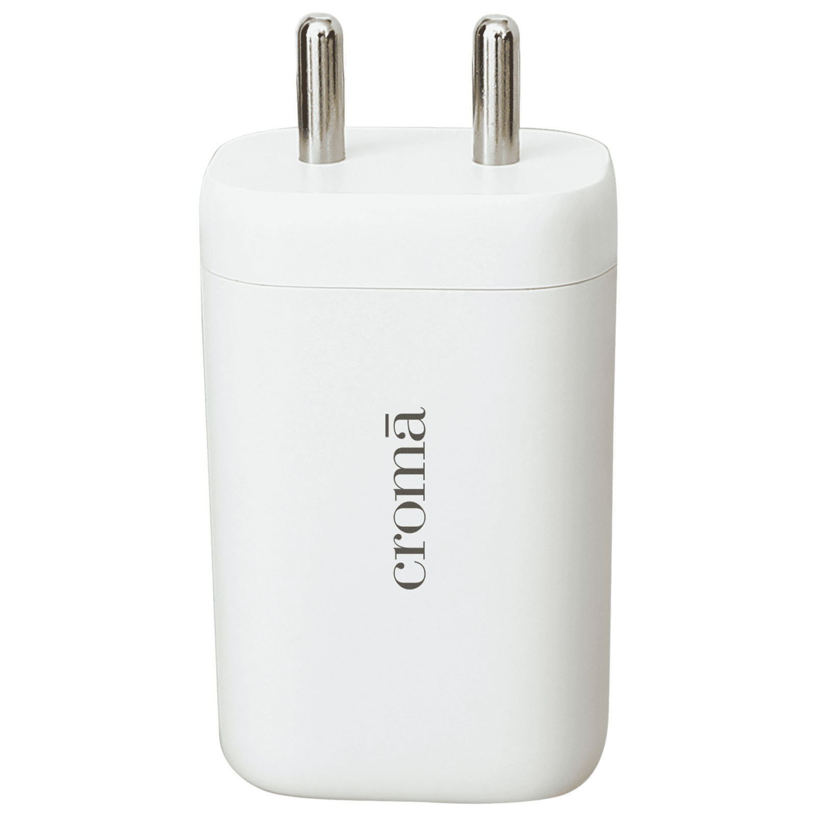 Croma 65W Type A & Type C 3-Port GaN Charger (Type C Cable, Over Voltage Protection, White)_4