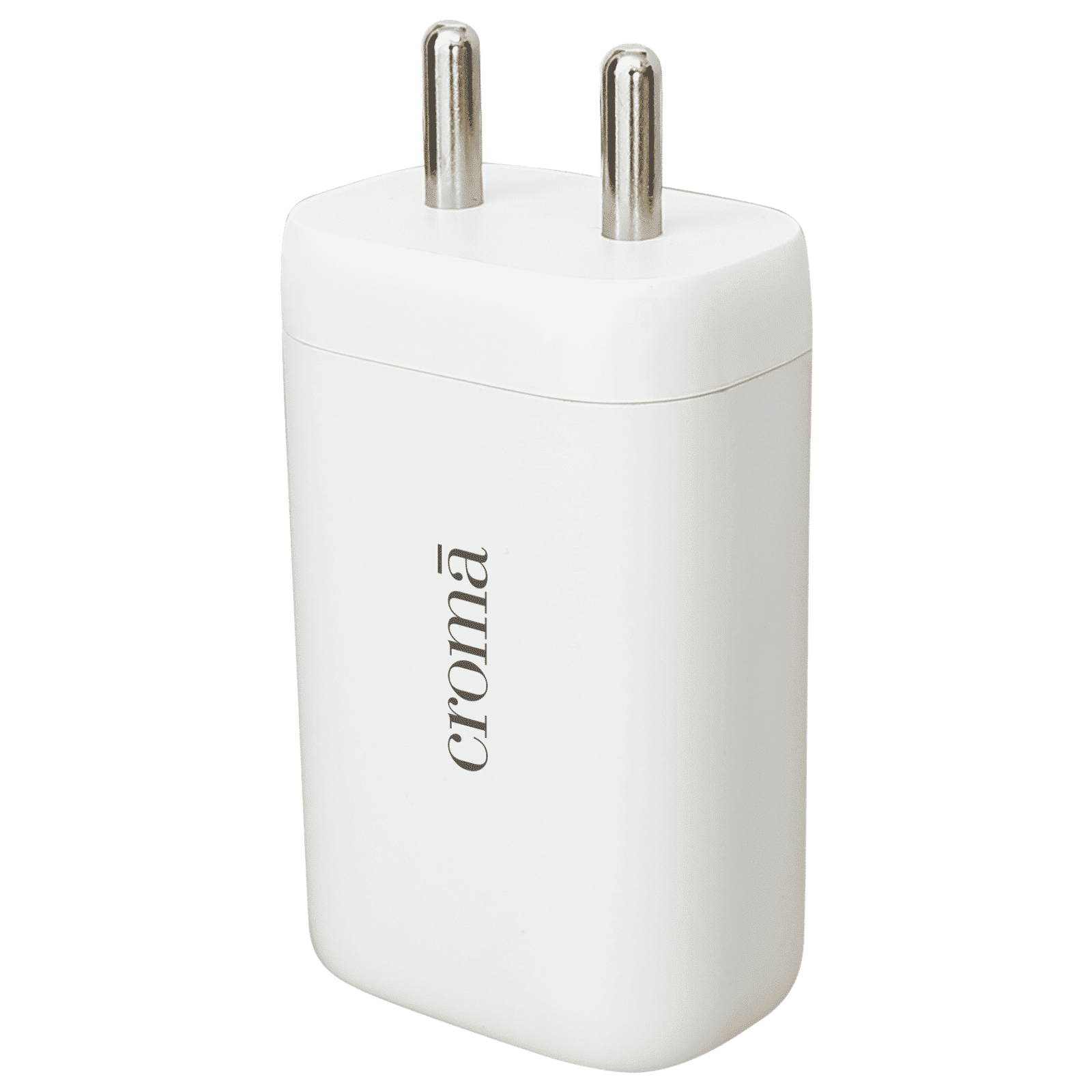 Croma 65W Type A & Type C 3-Port GaN Charger (Type C Cable, Over Voltage Protection, White)_6