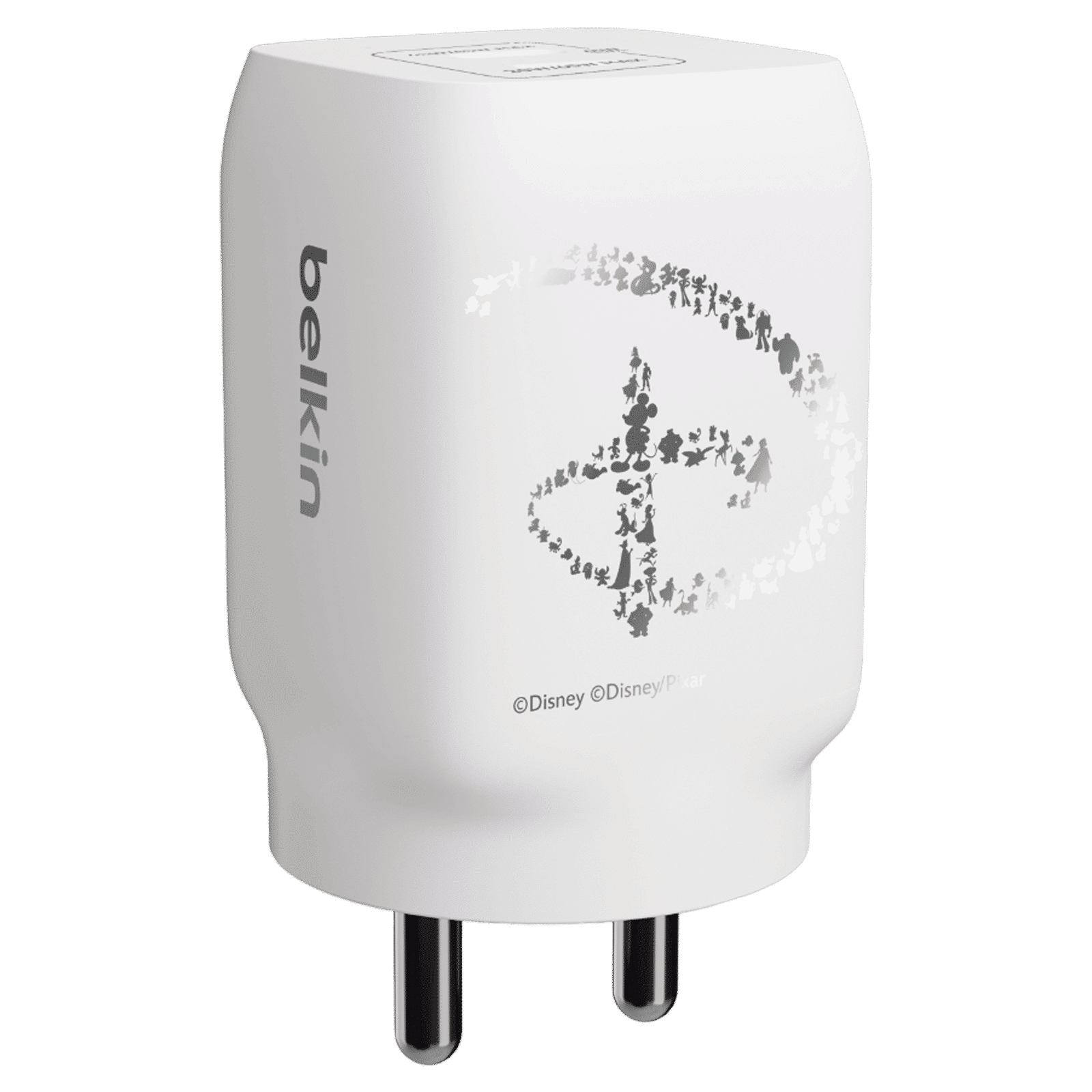 belkin D100 Mickey 65W Type C 2-Port Fast Charger (Adapter Only, Integrated GaN Technology, White)_5