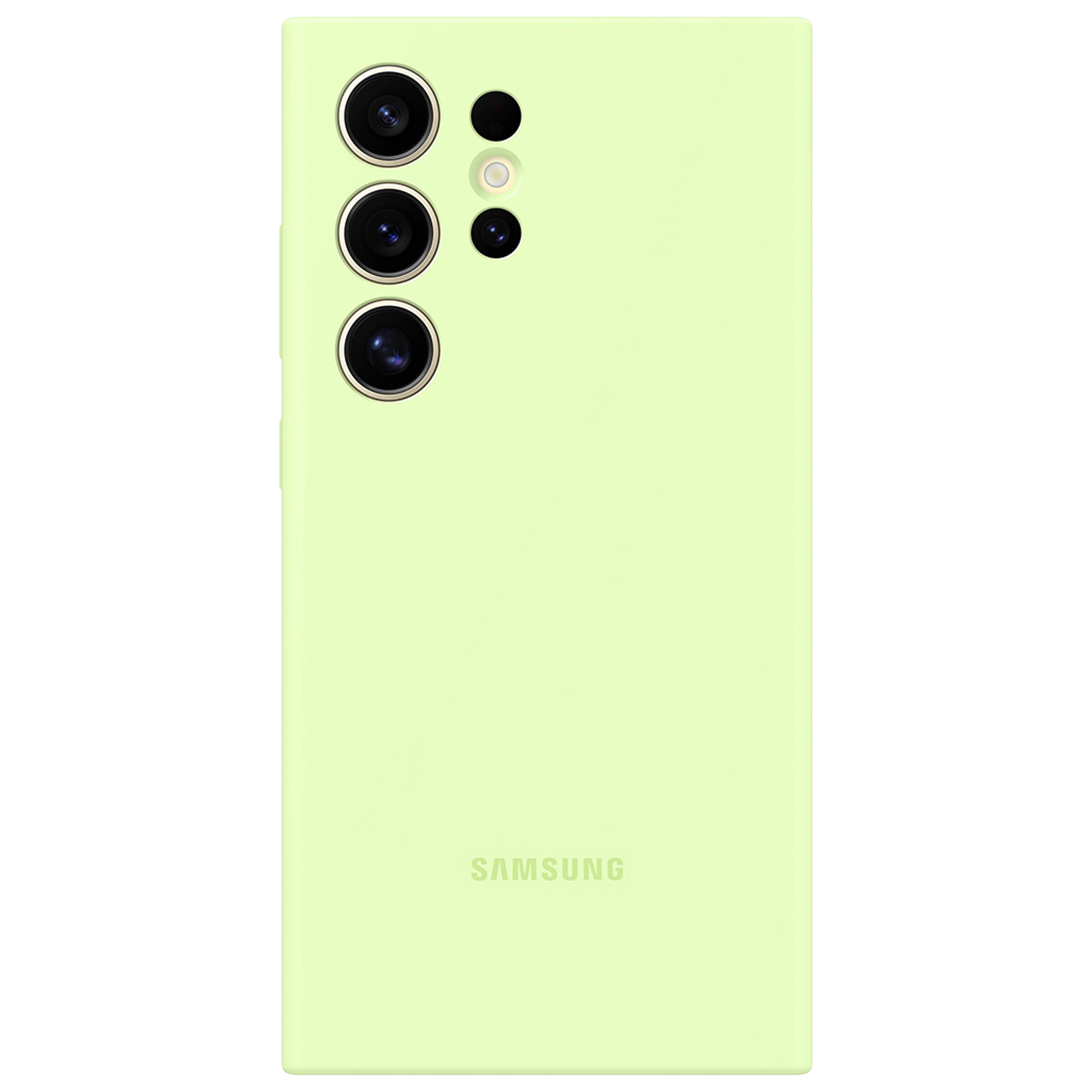 SAMSUNG Soft Silicone Back Cover for SAMSUNG Galaxy S24 Ultra (Strong Protection, Lime) SAMSUNG Soft Silicone Back Cover for SAMSUNG Galaxy S24 Ultra (Strong Protection, Lime)_3