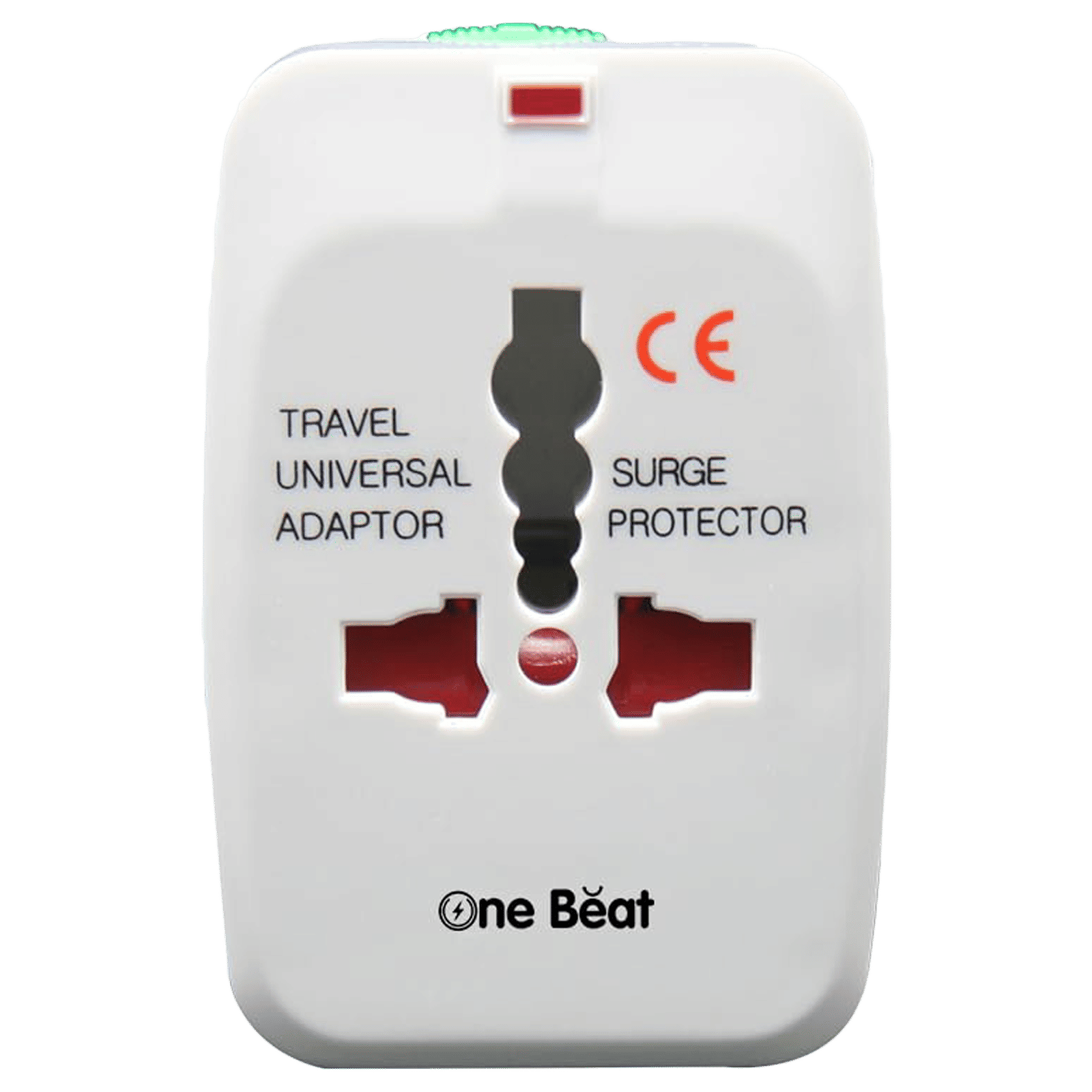 One Beat Travel Adapter (Built In Safety Shutters, OB201000, White)_1