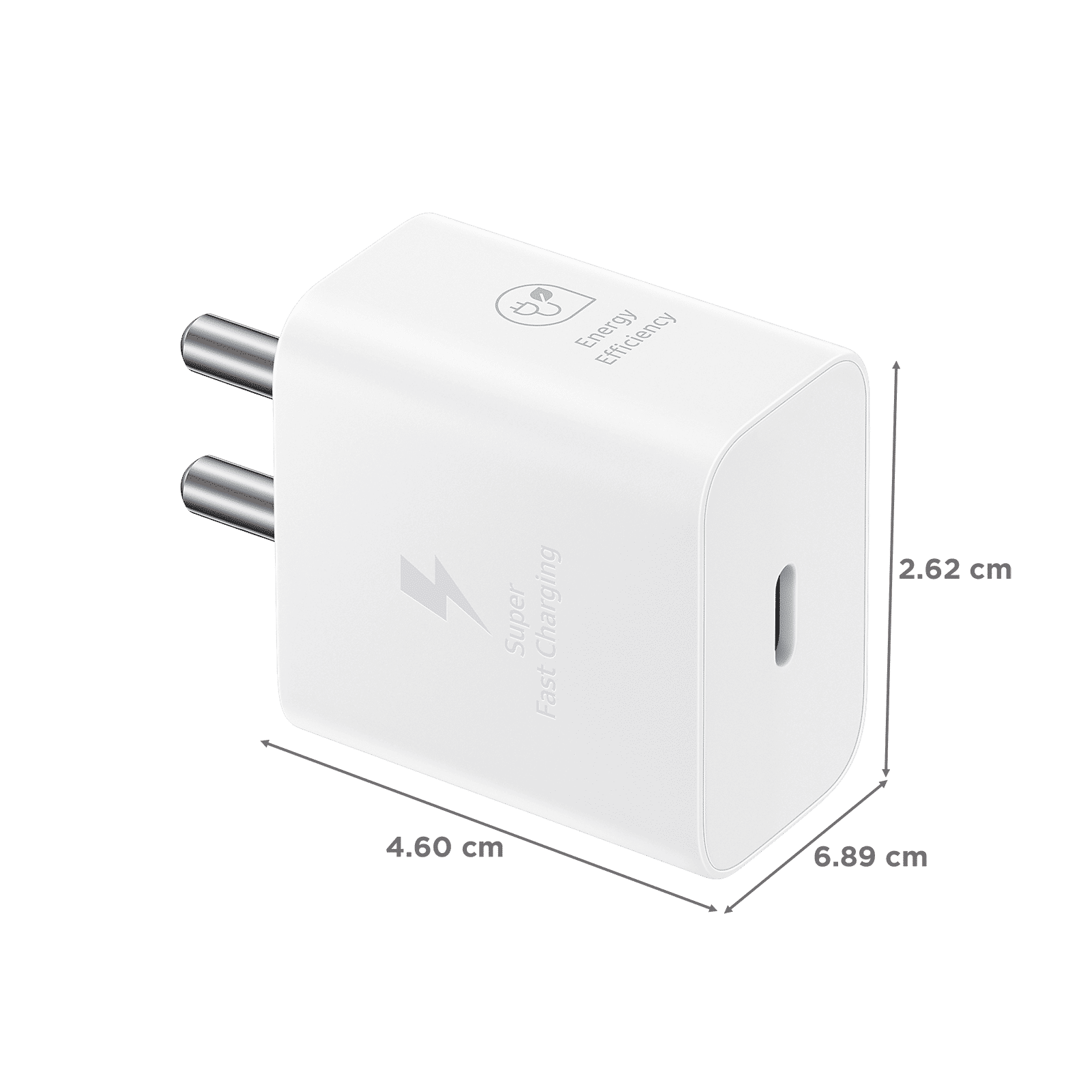 SAMSUNG 25W Type C Fast Charger (Adapter Only, Support PD 3. PPS, White)_3