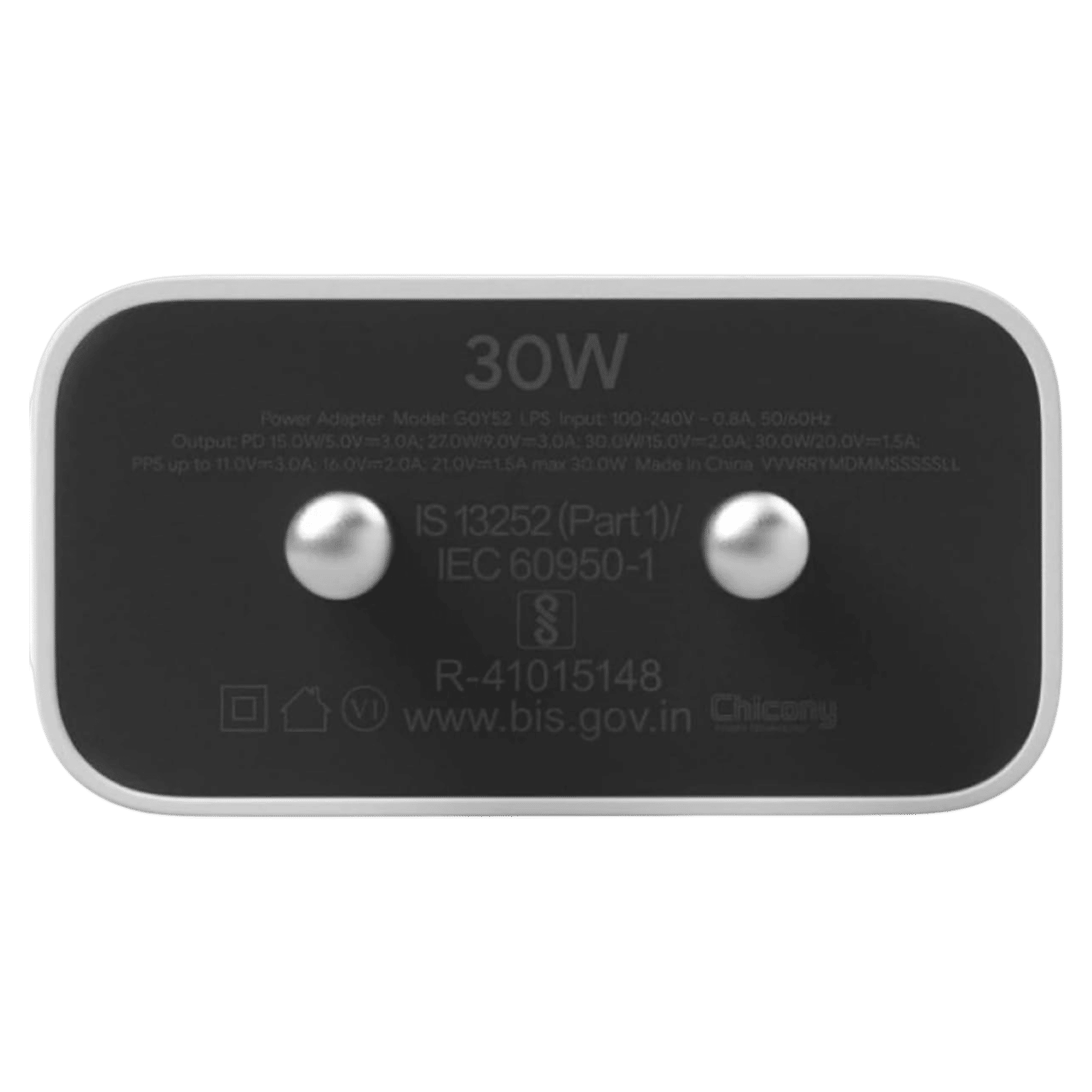 Google 30W Type C Fast Charger (Type C to Type C Cable, Wall Mount, White)_6