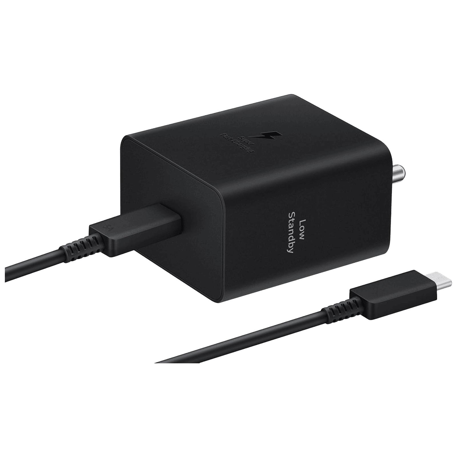 SAMSUNG EP-T4511XBEGIN 45W Type C Power Adaptor (Type C to Type C Cable, Charging Indicator, Black)_4
