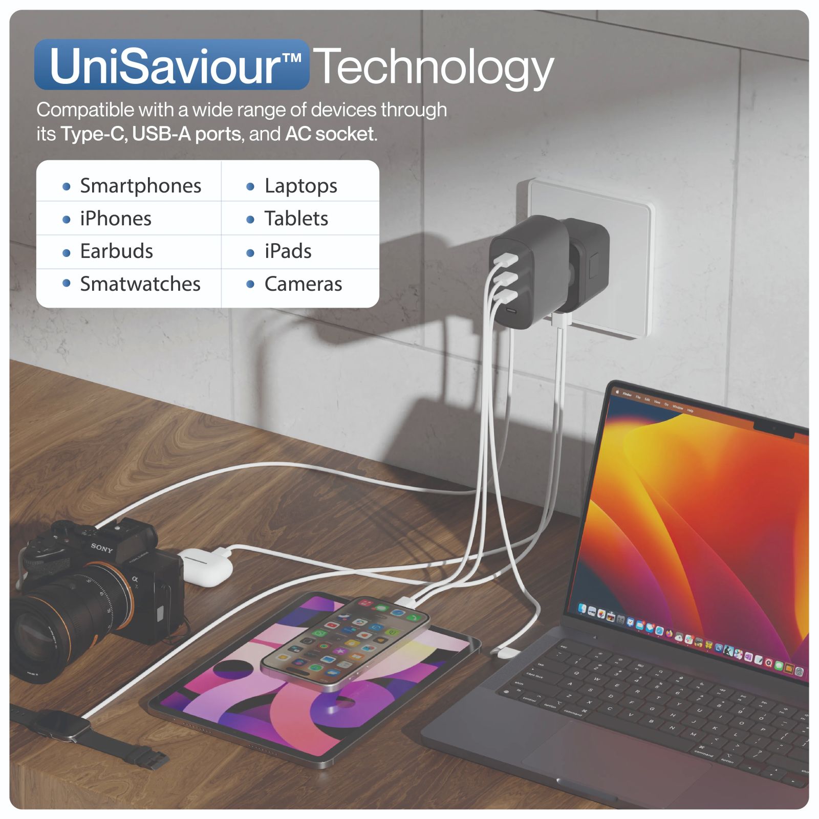 ambrane ATA-01 3 Plugs Travel Adapter (Universal Compatibility, Black)_6