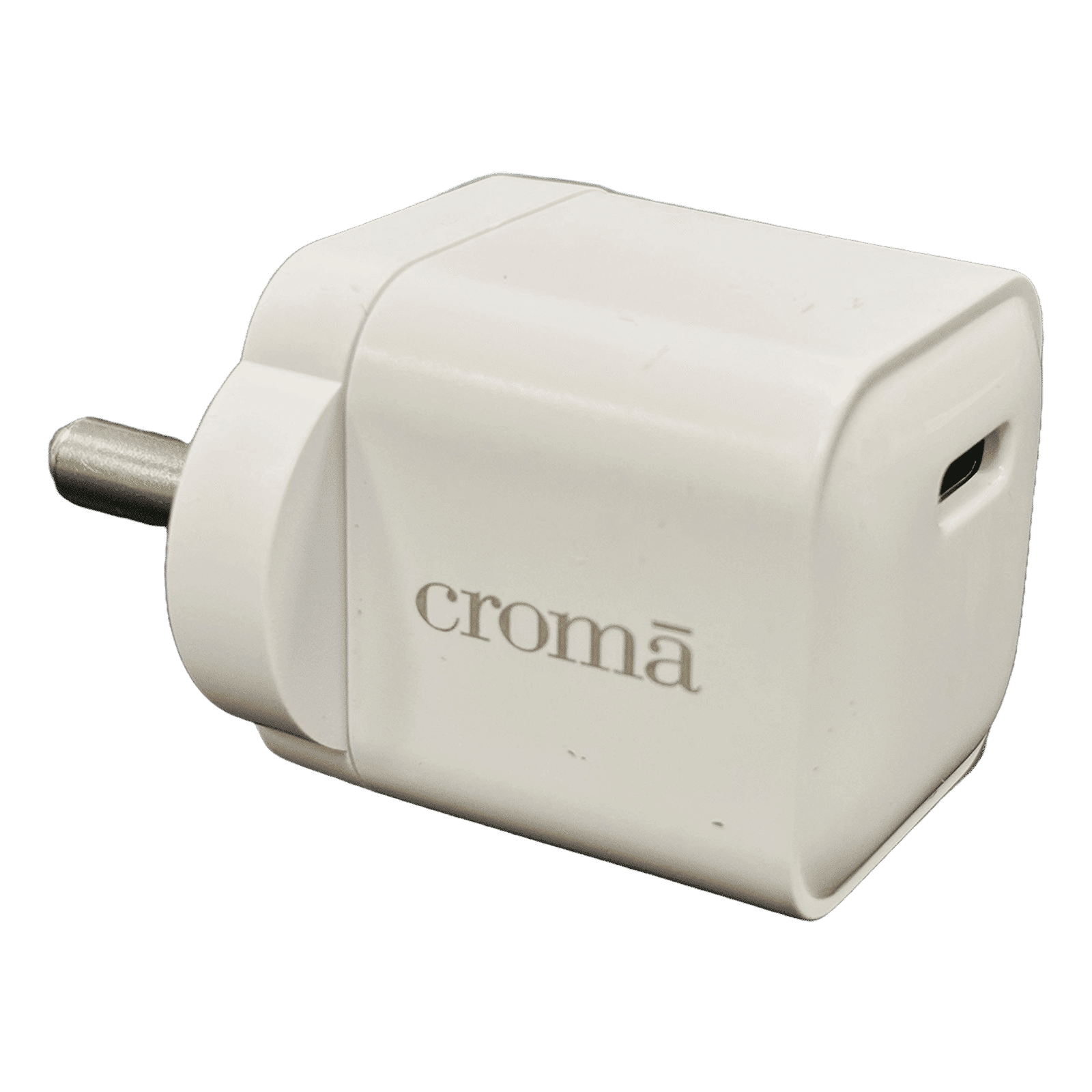 Croma 20W Type C Port Fast Charger (Type C to Type C Cable, GaN Technology, White)_4