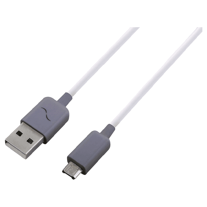 Nextech 2-Port Fast Charger (Type A to Micro USB Cable, White)_4