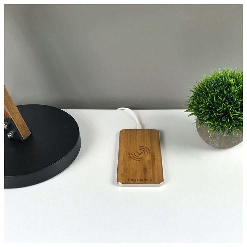 FUSE chicken Gravity Lift 5W Wireless Charger for Mobiles, Tablets and Laptops (High Strength Aluminium Body, Wood)_6