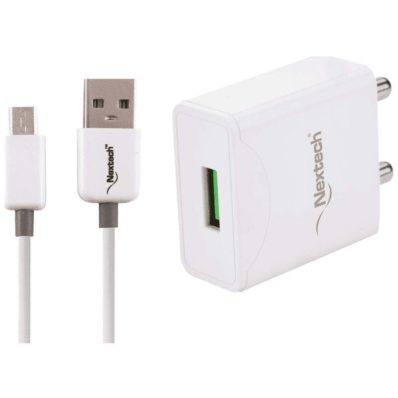 Nextech 18W Qualcomm 3.0 Wall Charger with Micro USB Cable_1