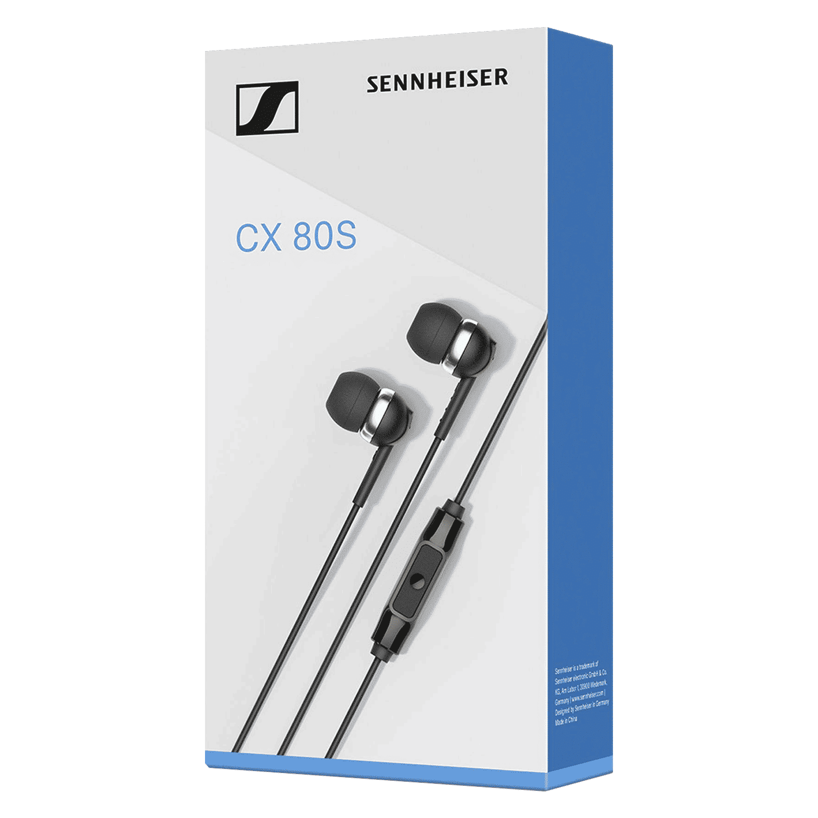 SENNHEISER CX80S Wired Earphone with Mic (3.5mm Connector, In Ear, Black) SENNHEISER CX80S Wired Earphone with Mic (3.5mm Connector, In Ear, Black)_6