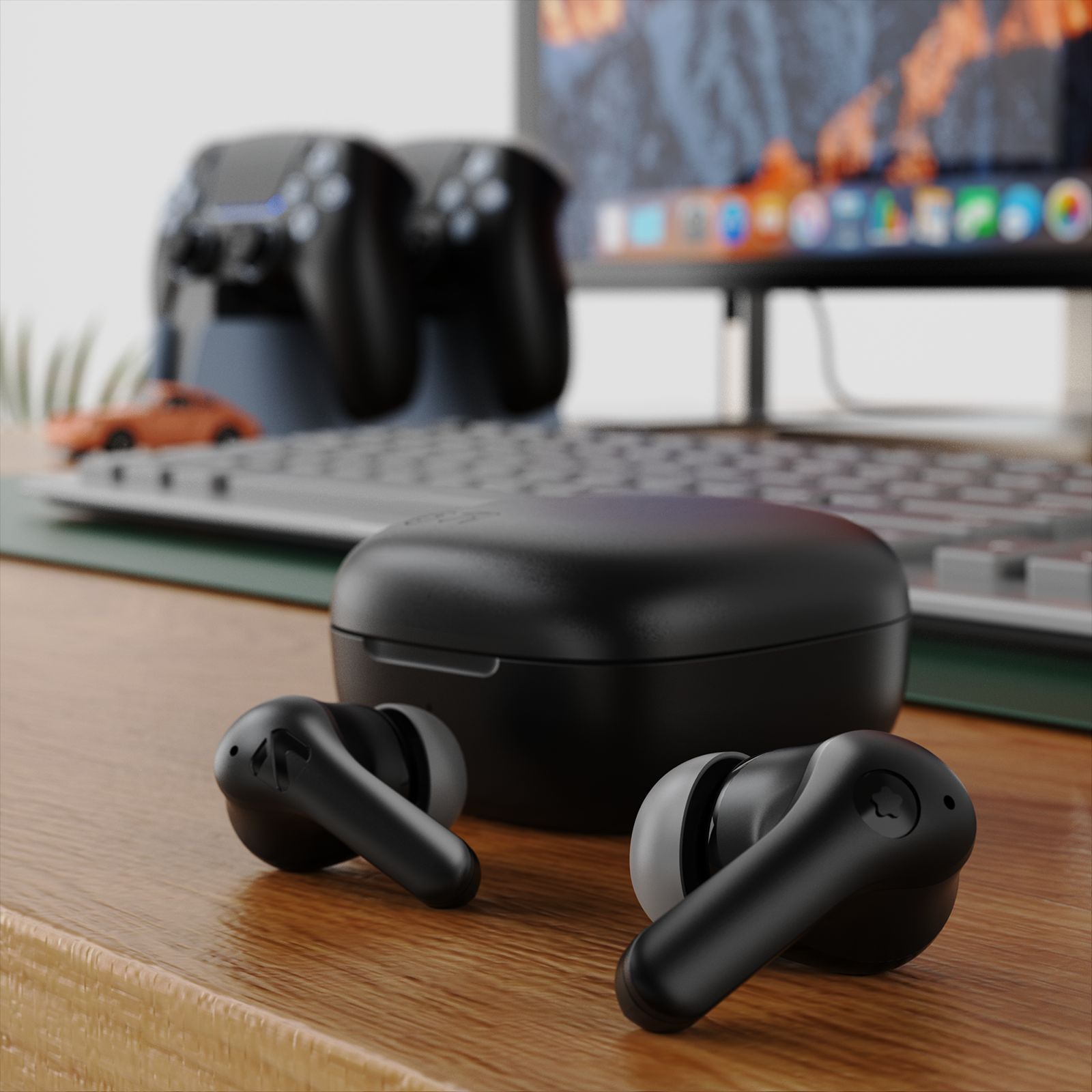 GOBOULT (formerly Boult) Cyborg TWS Earbuds with Environmental Noise Cancellation (IPX5 Water Resistant, Fast Charging, Pure Black)_10