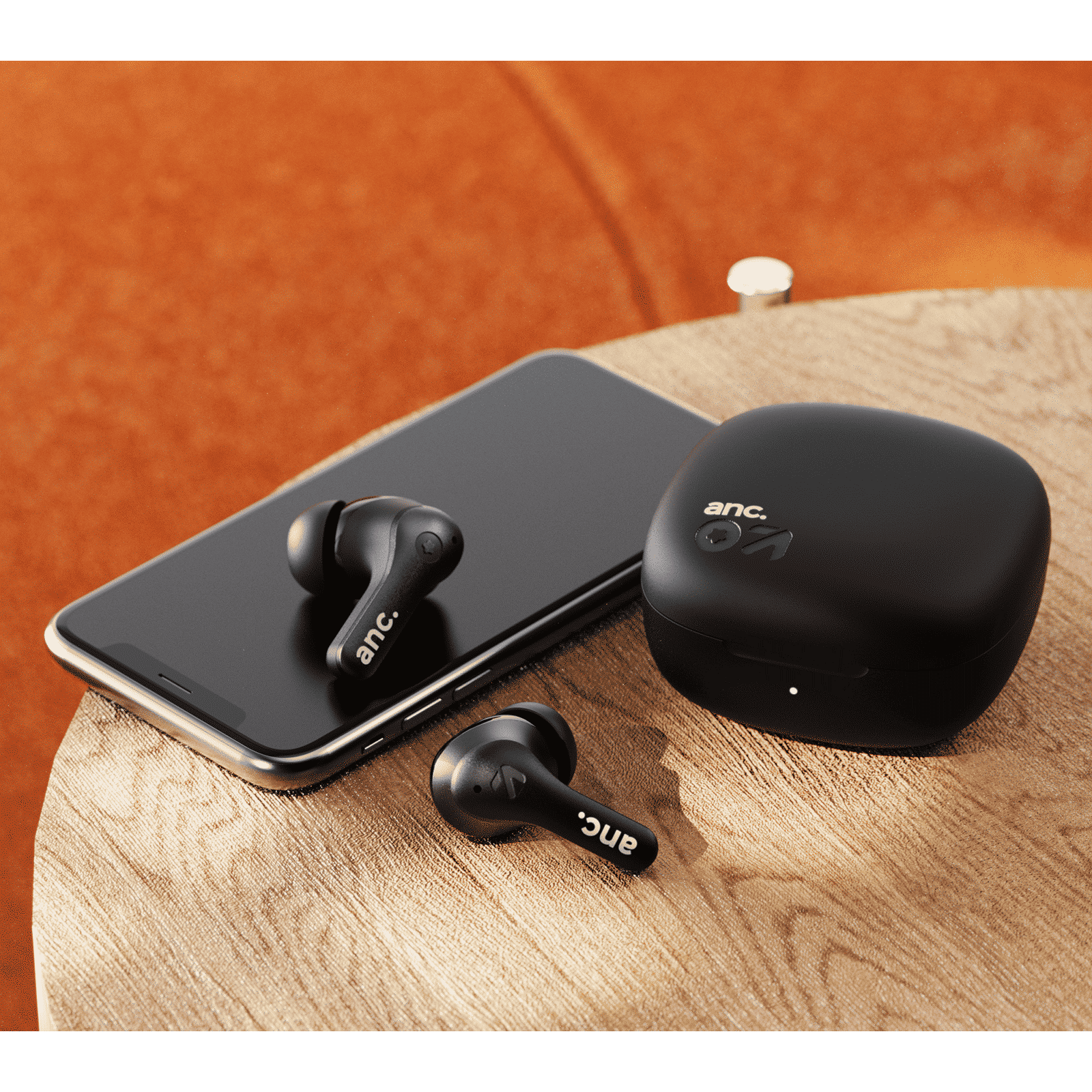 GOBOULT (formerly Boult) Klarity 4 FGTW245BLK TWS Earbuds with Active Noise Cancellation (IPX5 Water Resistant, Fast Charging, Black)_5