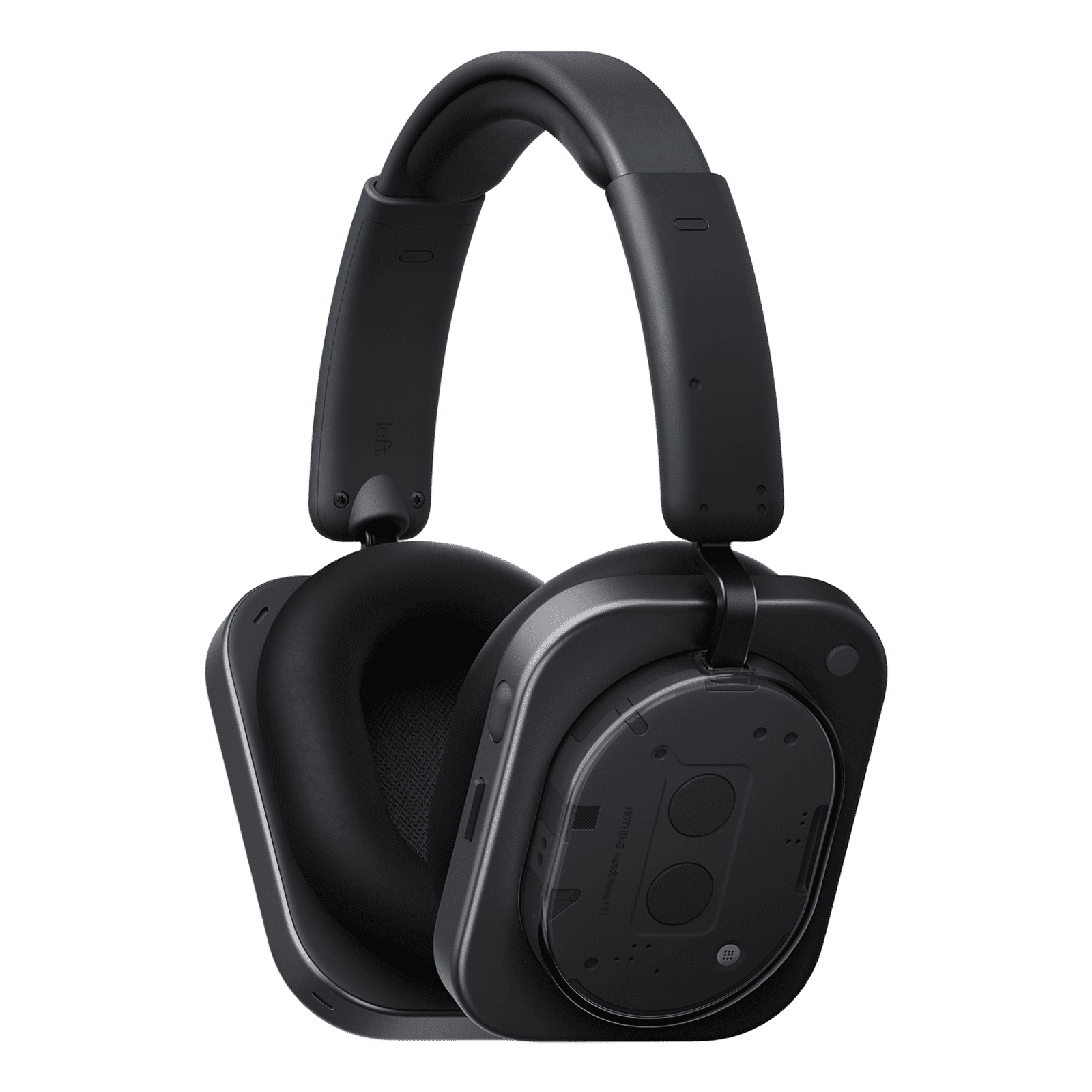 Nothing Headphone (1) A11300002 Bluetooth Headphone with Mic (Real-time Adaptive ANC, Over Ear, Black)_1