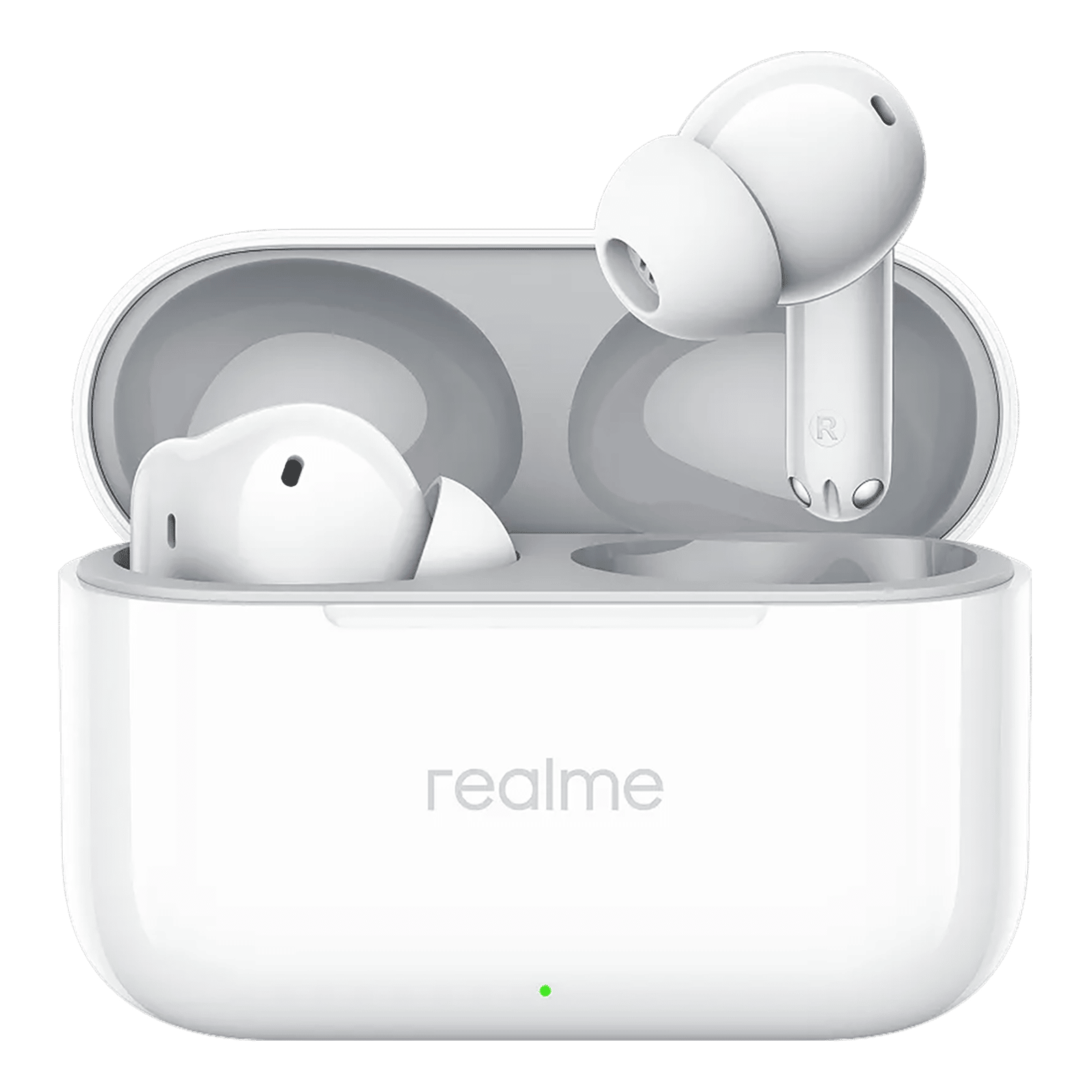 realme Buds T200 RMA2410 TWS Earbuds with Active Noise Cancellation (IP55 Water Resistant, 12.4mm Dynamic Bass Drivers, Snowy White)_1