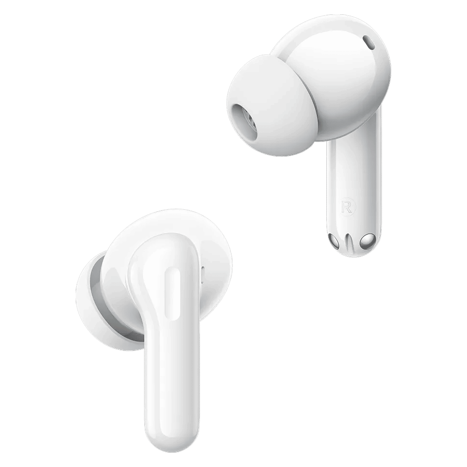 realme Buds T200 RMA2410 TWS Earbuds with Active Noise Cancellation (IP55 Water Resistant, 12.4mm Dynamic Bass Drivers, Snowy White)_2