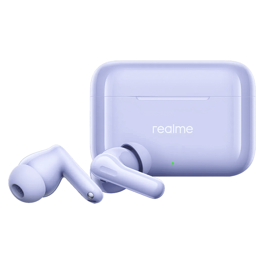 realme Buds T200 TWS Earbuds with Active Noise Cancellation (IP55 Water & Dust Resistant, Dual Device Connection 2.0, Dreamy Purple)_5