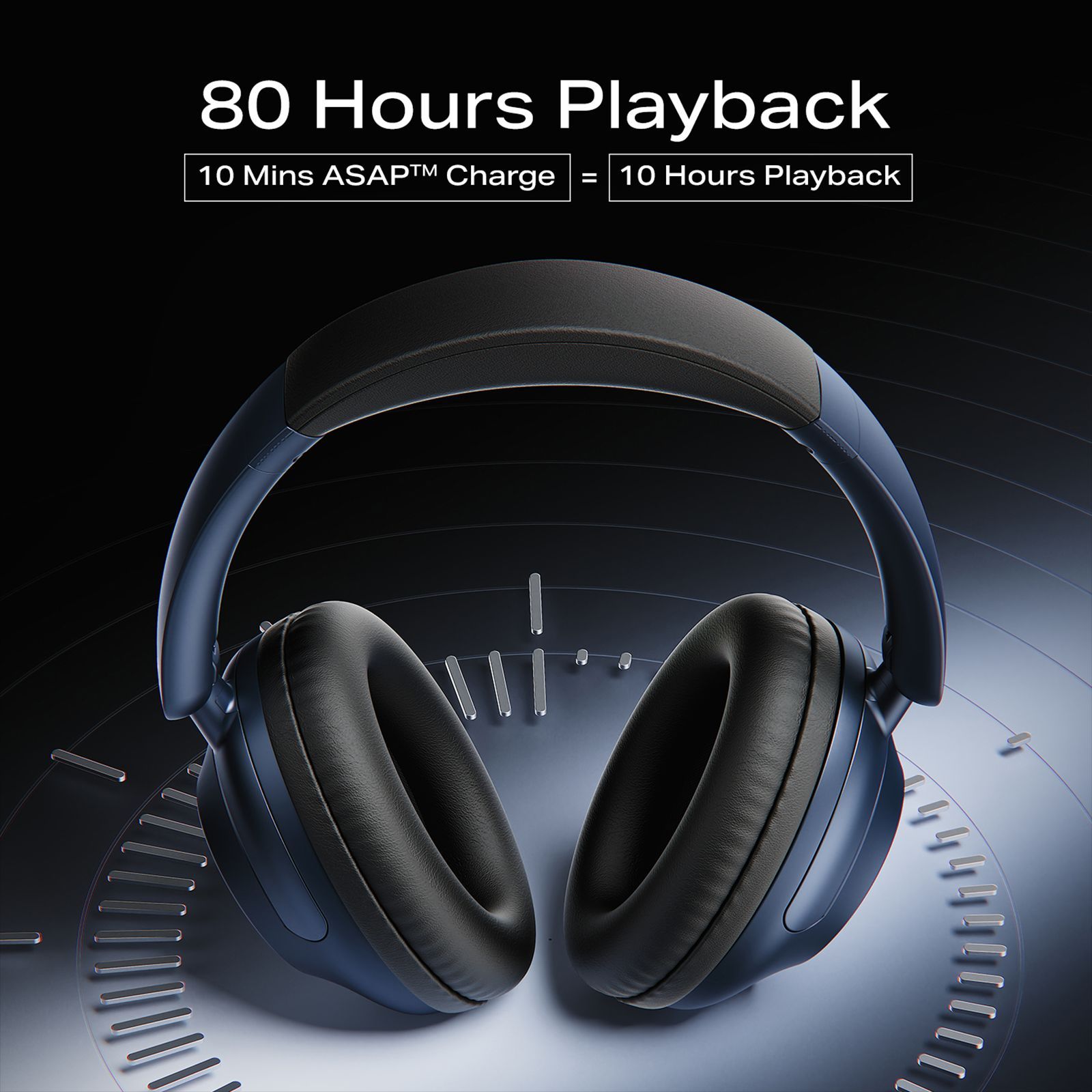 boAt Rockerz 650 Pro Bluetooth Headphone with Mic (80 Hours Playback, Over Ear, Starry Night)_7