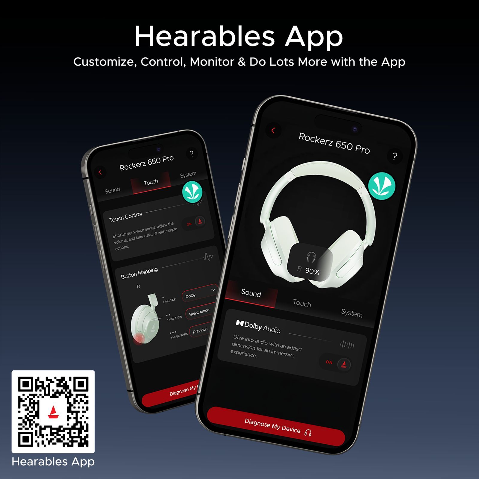 boAt Rockerz 650 Pro Bluetooth Headphone with Mic (80 Hours Playback, Over Ear, Starry Night)_12