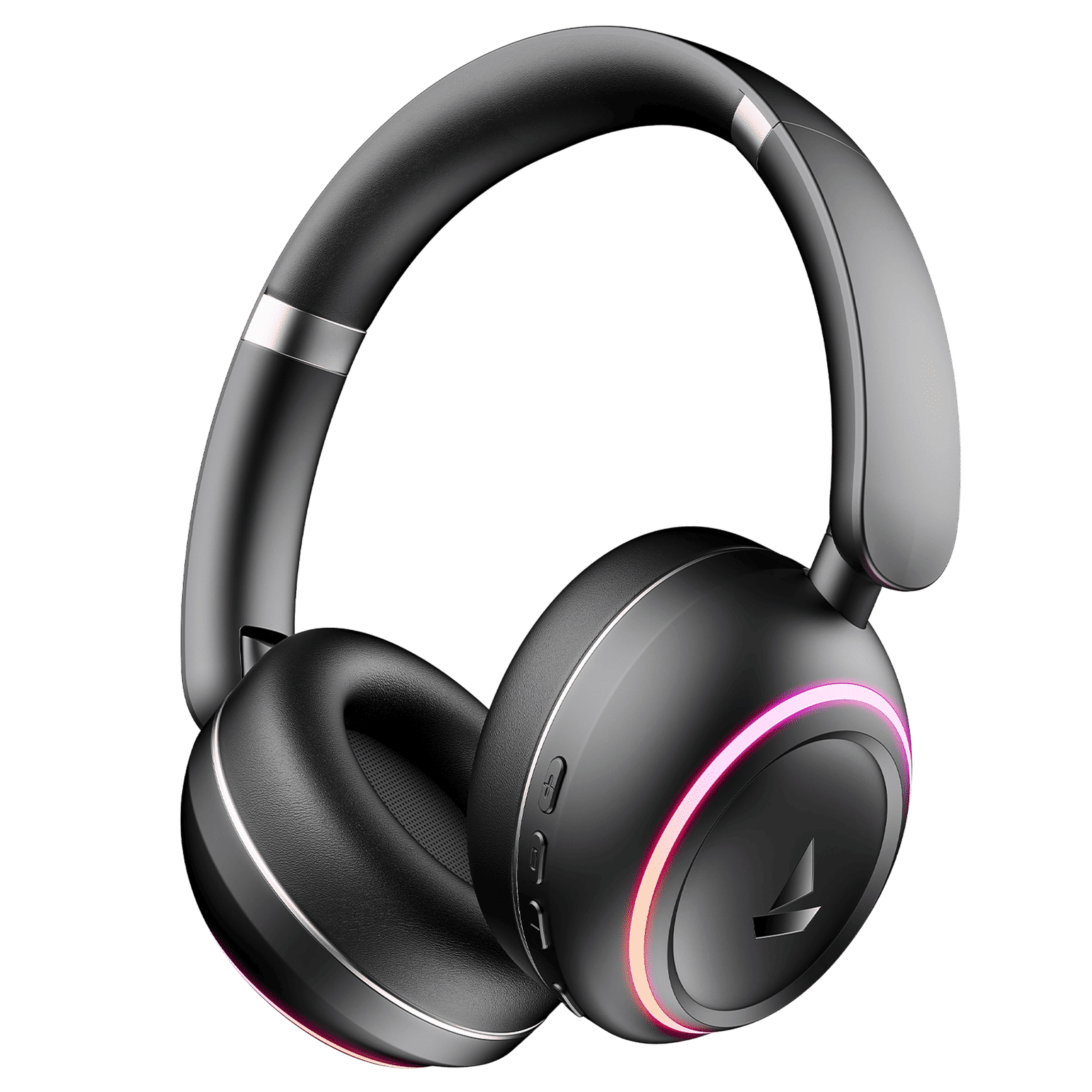 boAt Rockerz 480 Bluetooth Over Ear Headphone with Mic (60 Hours Playtime, Over Ear, Black Sabre)_1