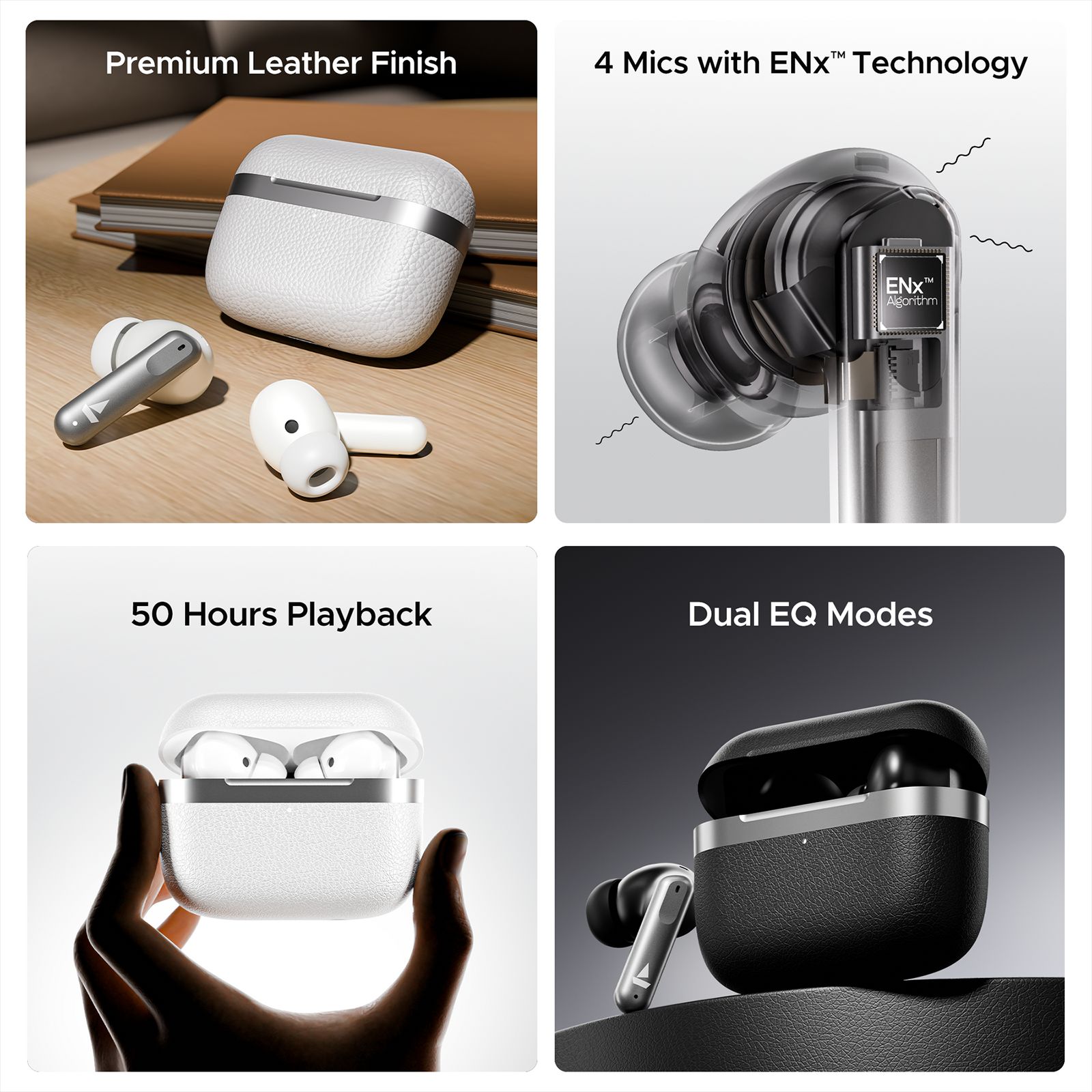 boAt Airdopes 111v2 TWS Earbuds with Environmental Noise Cancellation (IPX4 Splash & Sweat Resistance, ASAP Charge, Classic Black) _10