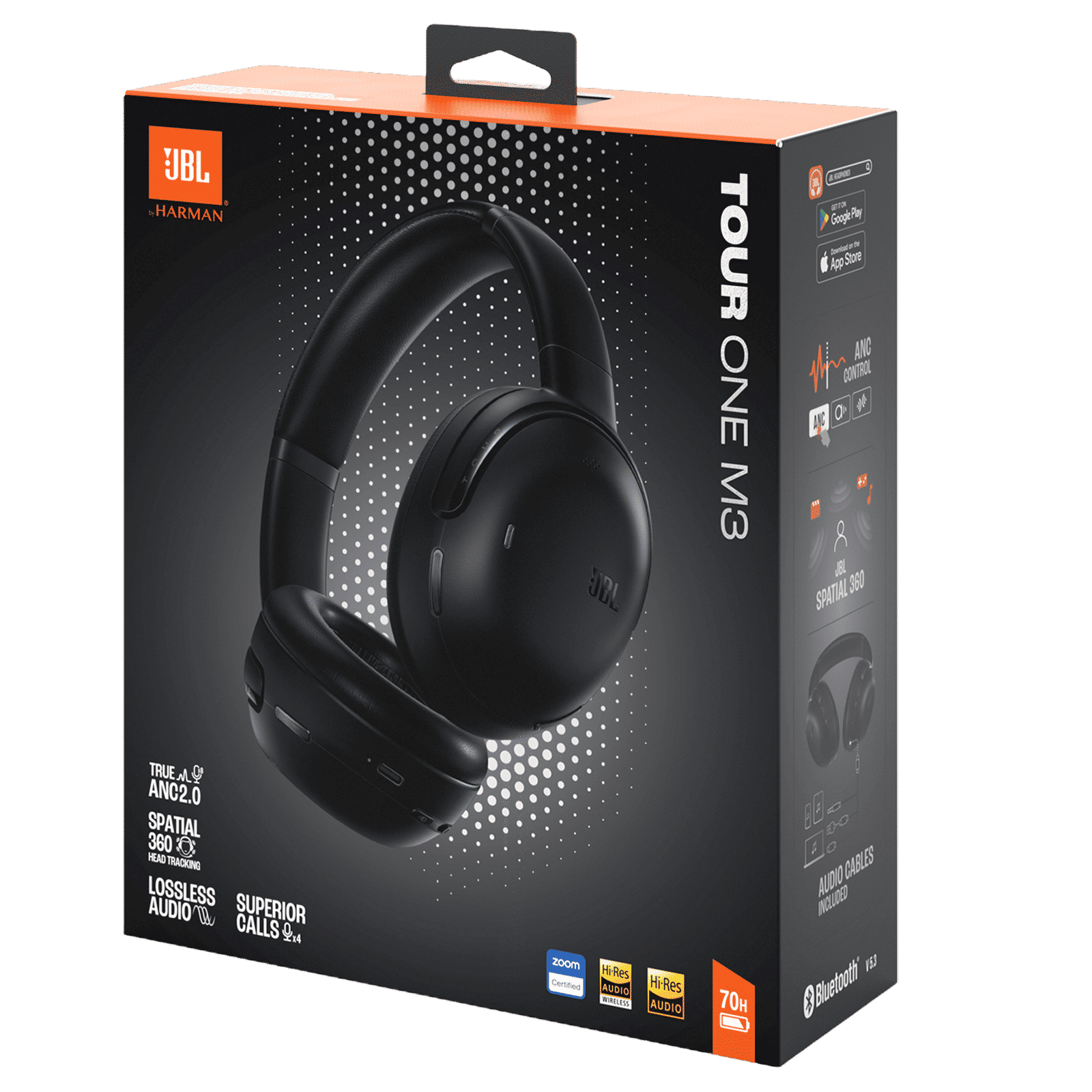 JBL Tour One M3 Bluetooth Headphone with Mic (Adaptive Noise Cancellation, Over Ear, Black)_13