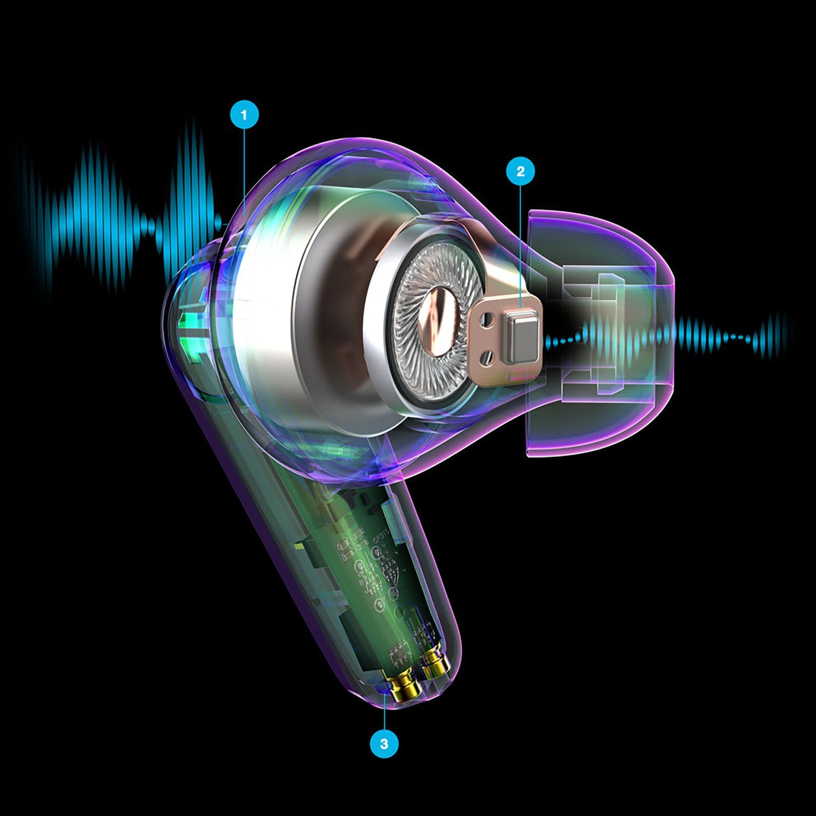 JLAB Go Pods TWS Earbuds with Hybrid Active Noise Cancellation (IP55 Sweatproof, Google Fast Pair, Sage)_10