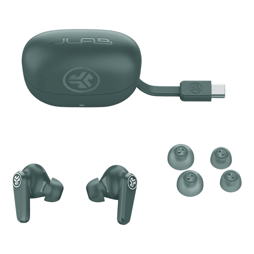 JLAB Go Pods TWS Earbuds with Hybrid Active Noise Cancellation (IP55 Sweatproof, Google Fast Pair, Sage)_6