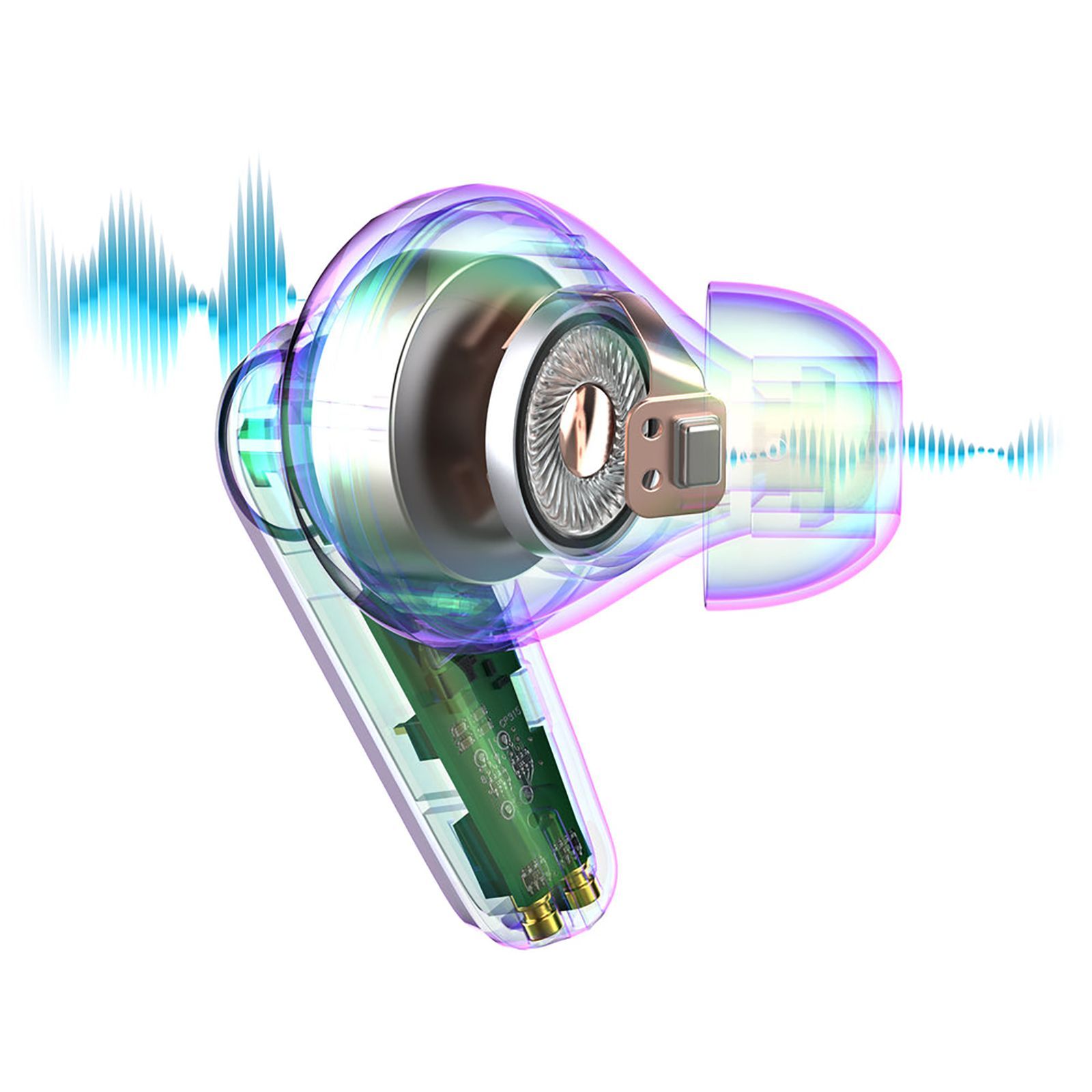 JLAB Go Pods TWS Earbuds with Hybrid Active Noise Cancellation (IP55 Sweatproof, Google Fast Pair, Lilac)_10