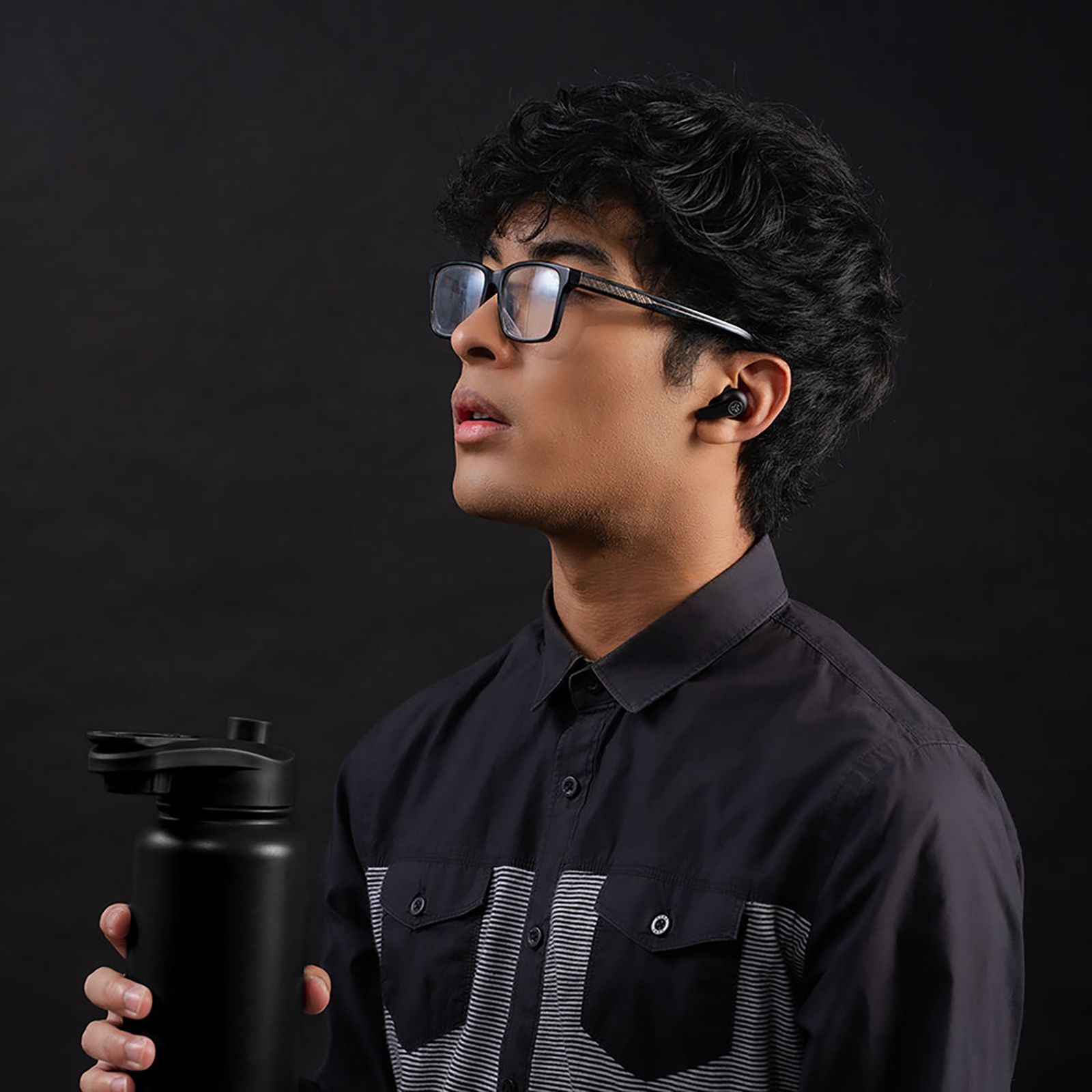 JLAB Go Pods TWS Earbuds with Hybrid Active Noise Cancellation (IP55 Sweatproof, Google Fast Pair, Black)_8