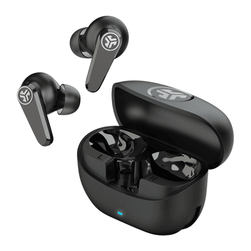 JLAB Go Pods TWS Earbuds with Hybrid Active Noise Cancellation (IP55 Sweatproof, Google Fast Pair, Black)_3