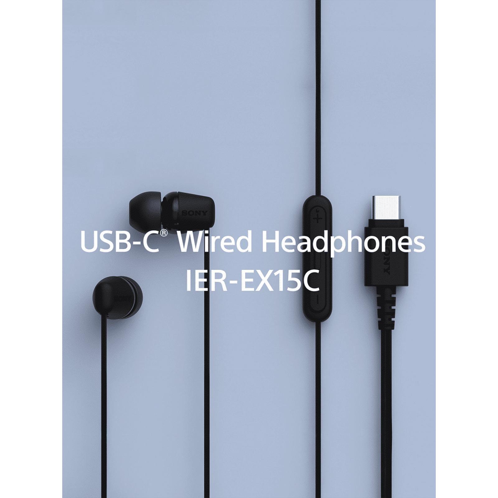Sony IER-EX15C Wired Earphone with Mic (USB Type-C Connector, In Ear, White)_6