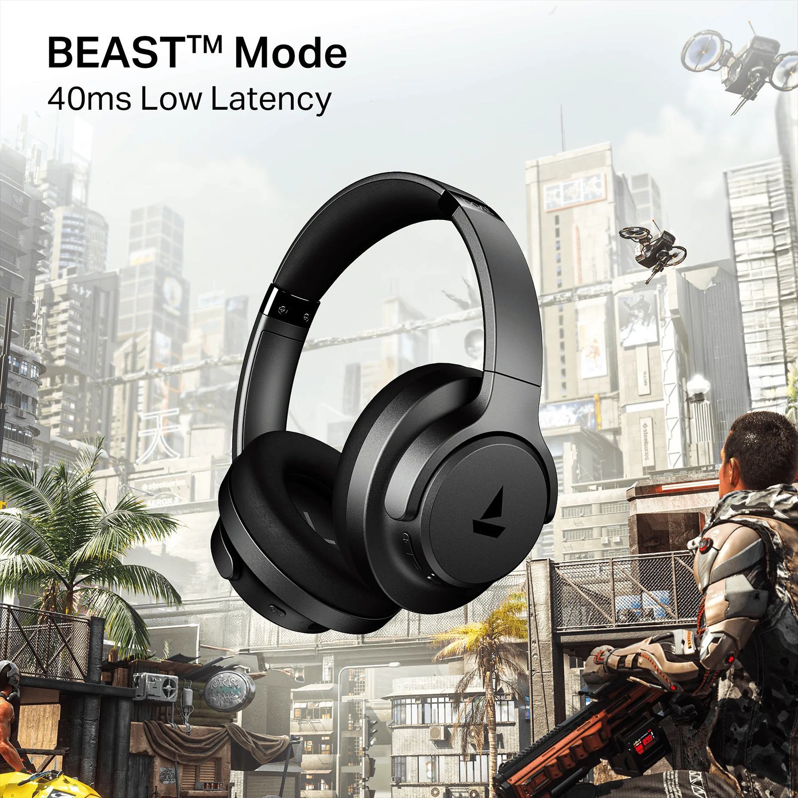 boAt Rockerz 512 ANC Bluetooth Headphone with Mic (ENx Technology, Over Ear, Cosmic Black)_9