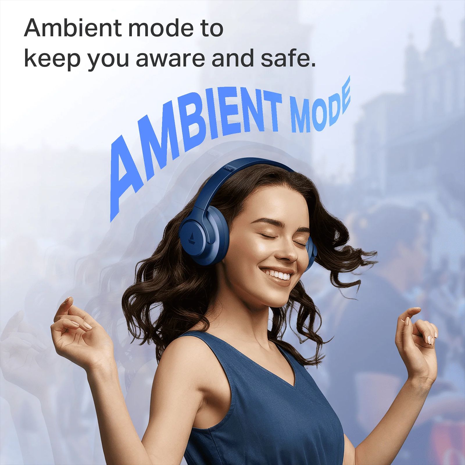 boAt Rockerz 512 ANC Bluetooth Headphone with Mic (ENx Technology, Over Ear, Bold Blue)_7