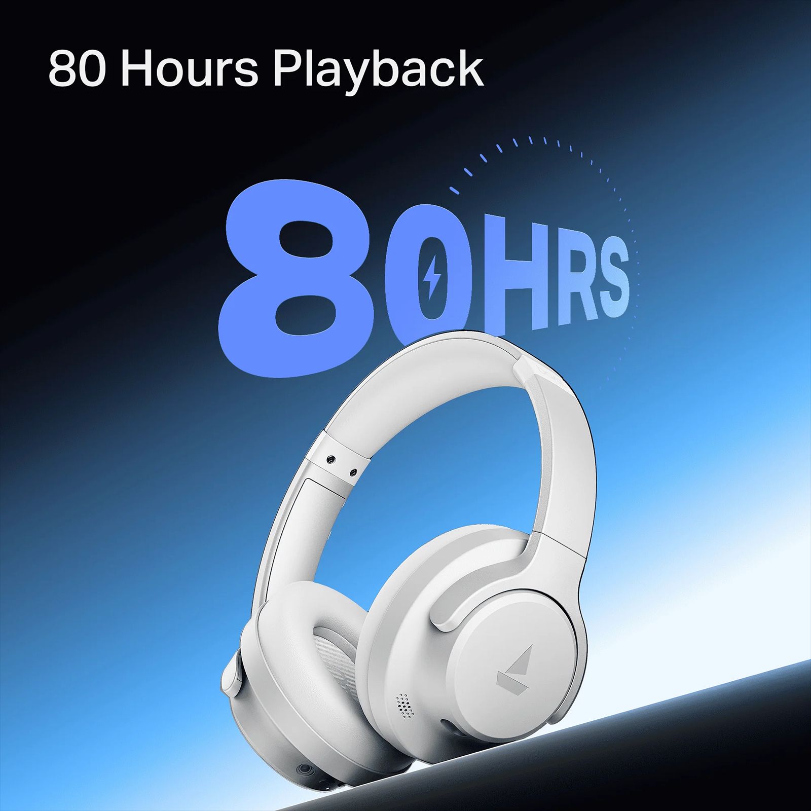 boAt Rockerz 512 ANC Bluetooth Headphone with Mic (ENx Technology, Over Ear, Bold White)_5